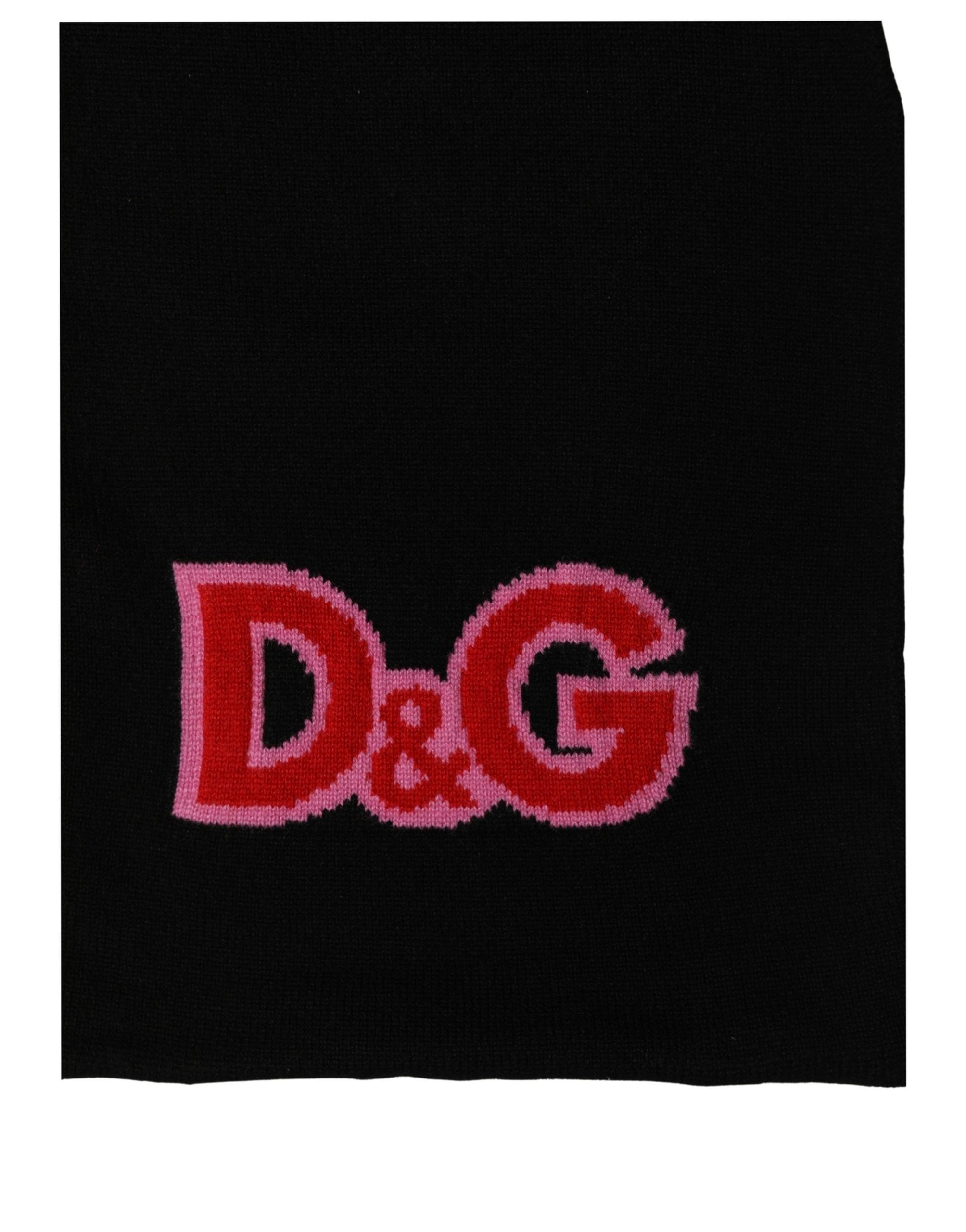 D&G Queen Cashmere Knitted Shawl Women's Scarf - Dolce & Gabbana - Modalova