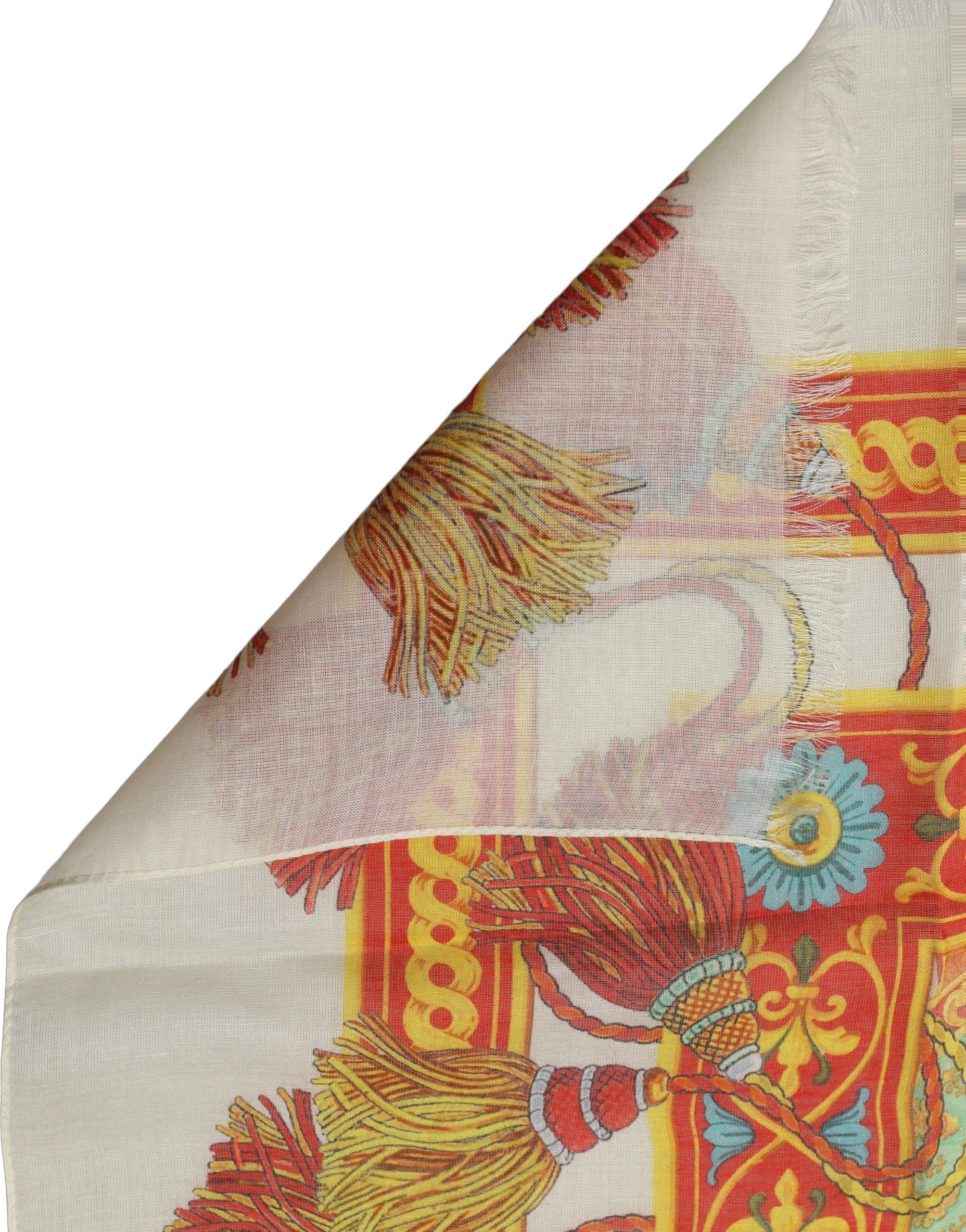 Carretto Print Modal Shawl Women's Scarf (Pre-Owned) - Dolce & Gabbana - Modalova