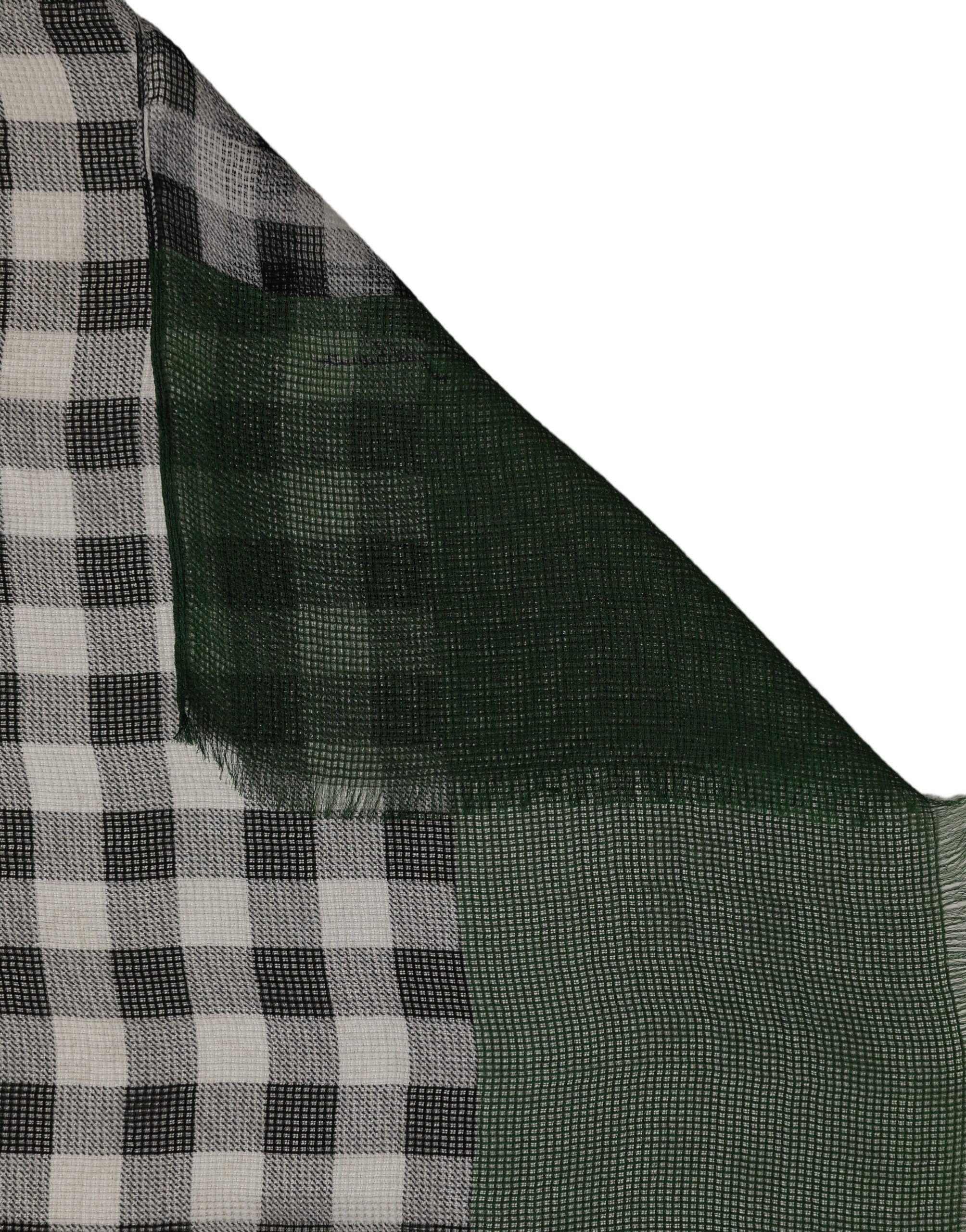 Napoli Silk Gingham Shawl Women's Scarf - Dolce & Gabbana - Modalova
