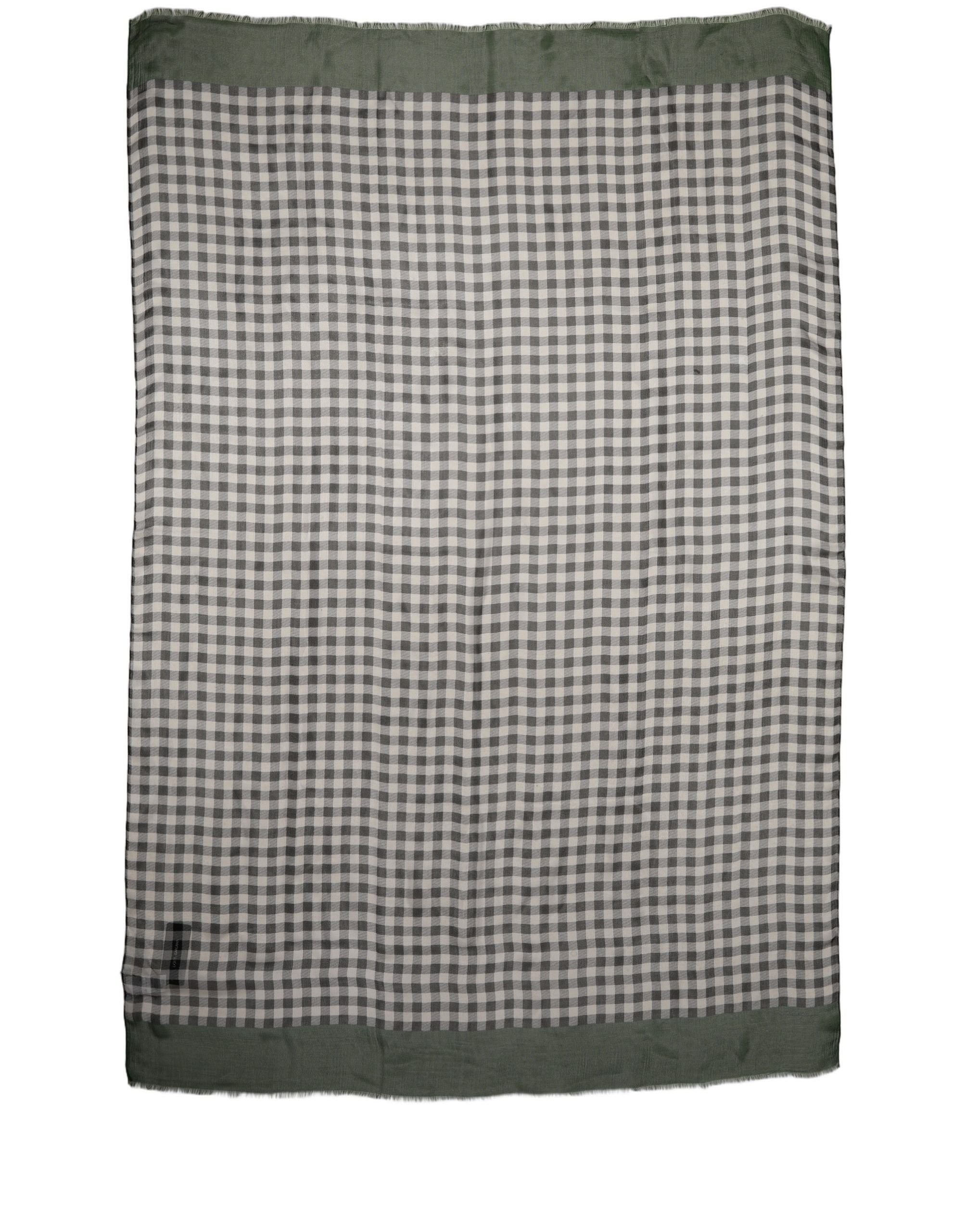 Napoli Silk Gingham Shawl Women's Scarf - Dolce & Gabbana - Modalova