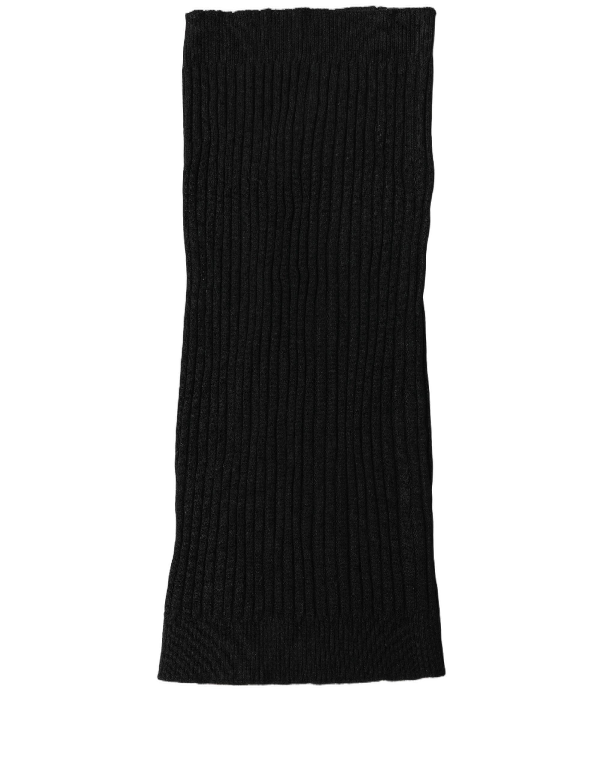 Cashmere Ribbed Knit Neck Women's Warmer - Dolce & Gabbana - Modalova