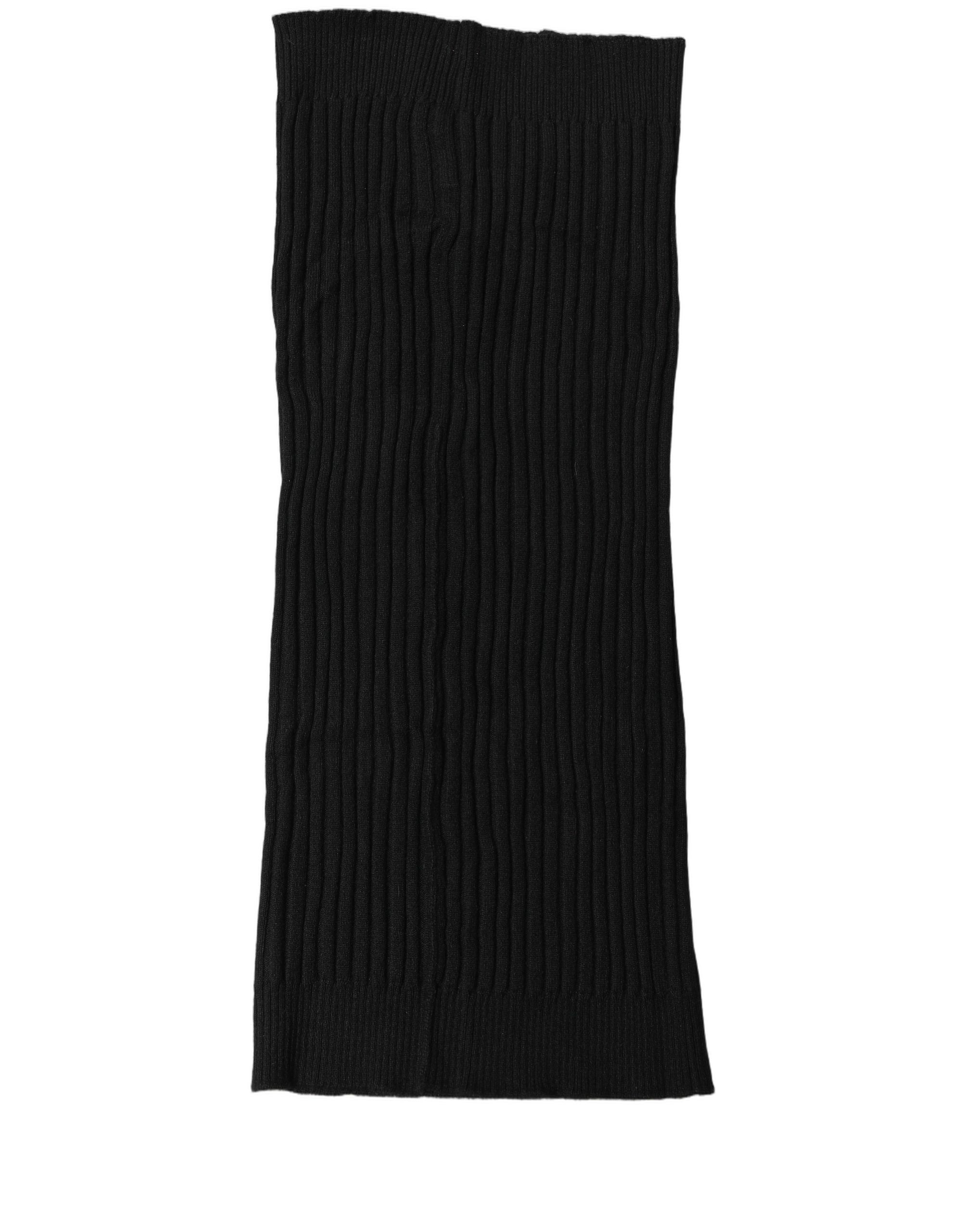 Cashmere Ribbed Knit Neck Women's Warmer - Dolce & Gabbana - Modalova
