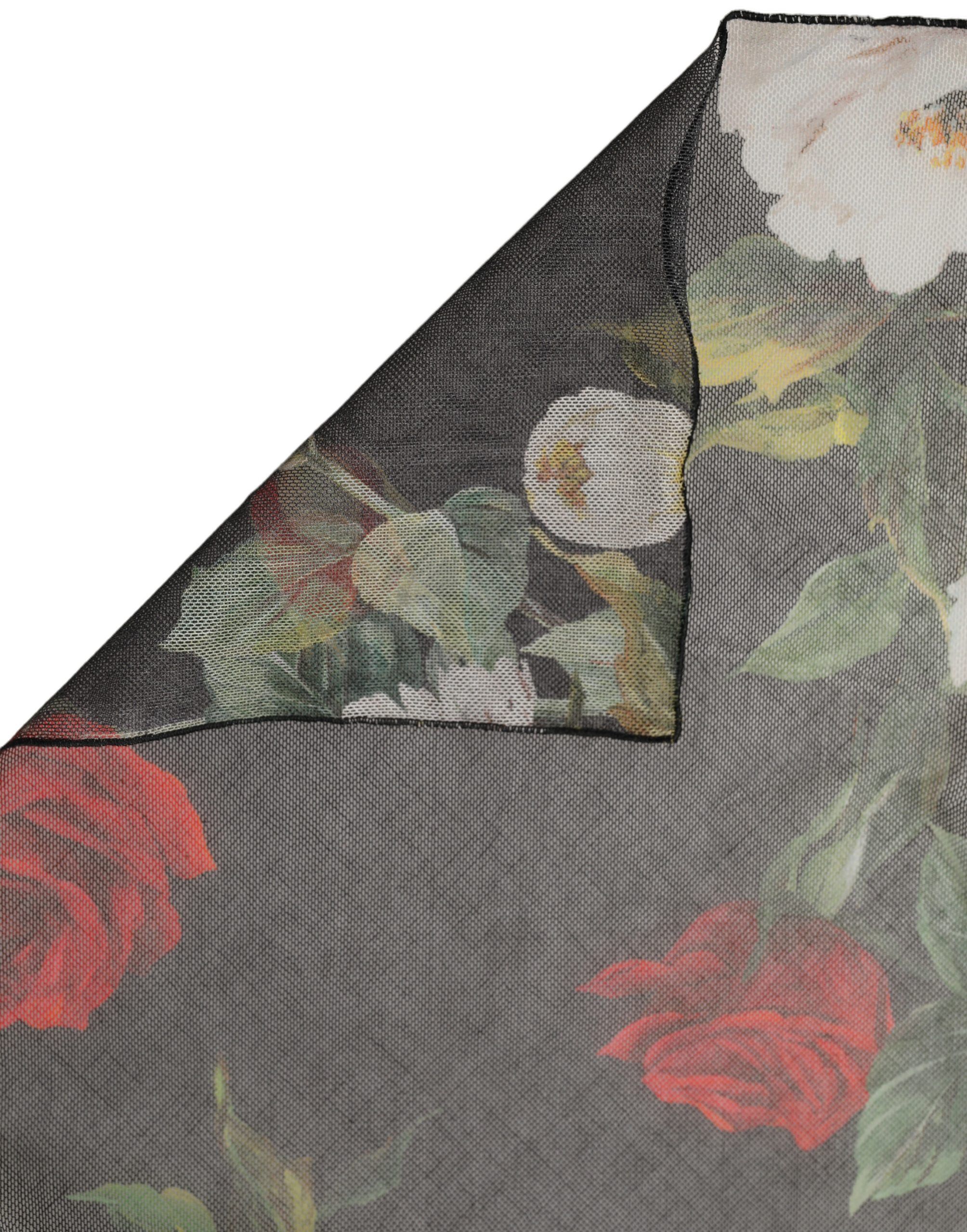 Floral Print Cotton Shawl Stole Women's Scarf - Dolce & Gabbana - Modalova