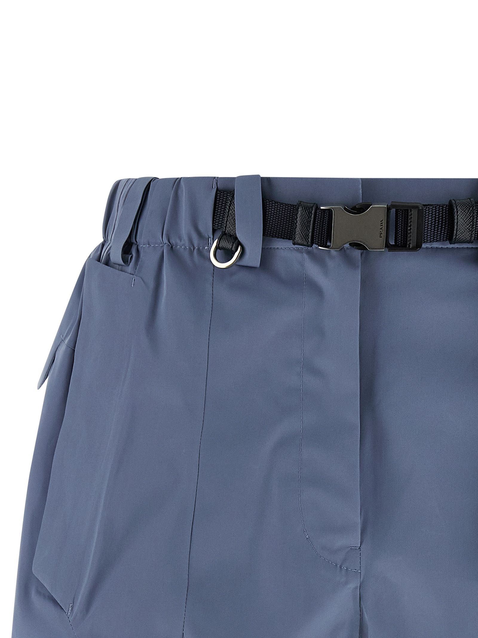Polyester Bermuda Women's Shorts - Prada - Modalova