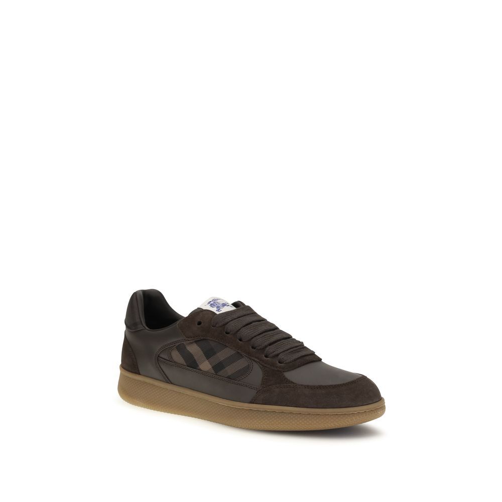 Calf Leather Bos Taurus Athletic Men's Sneakers - Burberry - Modalova