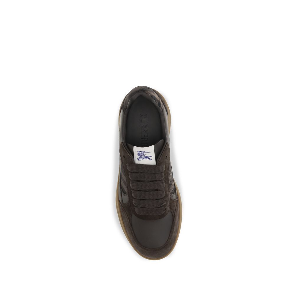 Calf Leather Bos Taurus Athletic Men's Sneakers - Burberry - Modalova