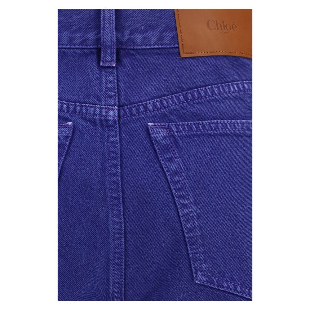 Cotton Straight-Leg Women's Jeans - Chloé - Modalova