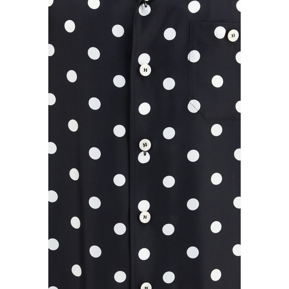 Silk Pattern Men's Shirt - Dolce & Gabbana - Modalova