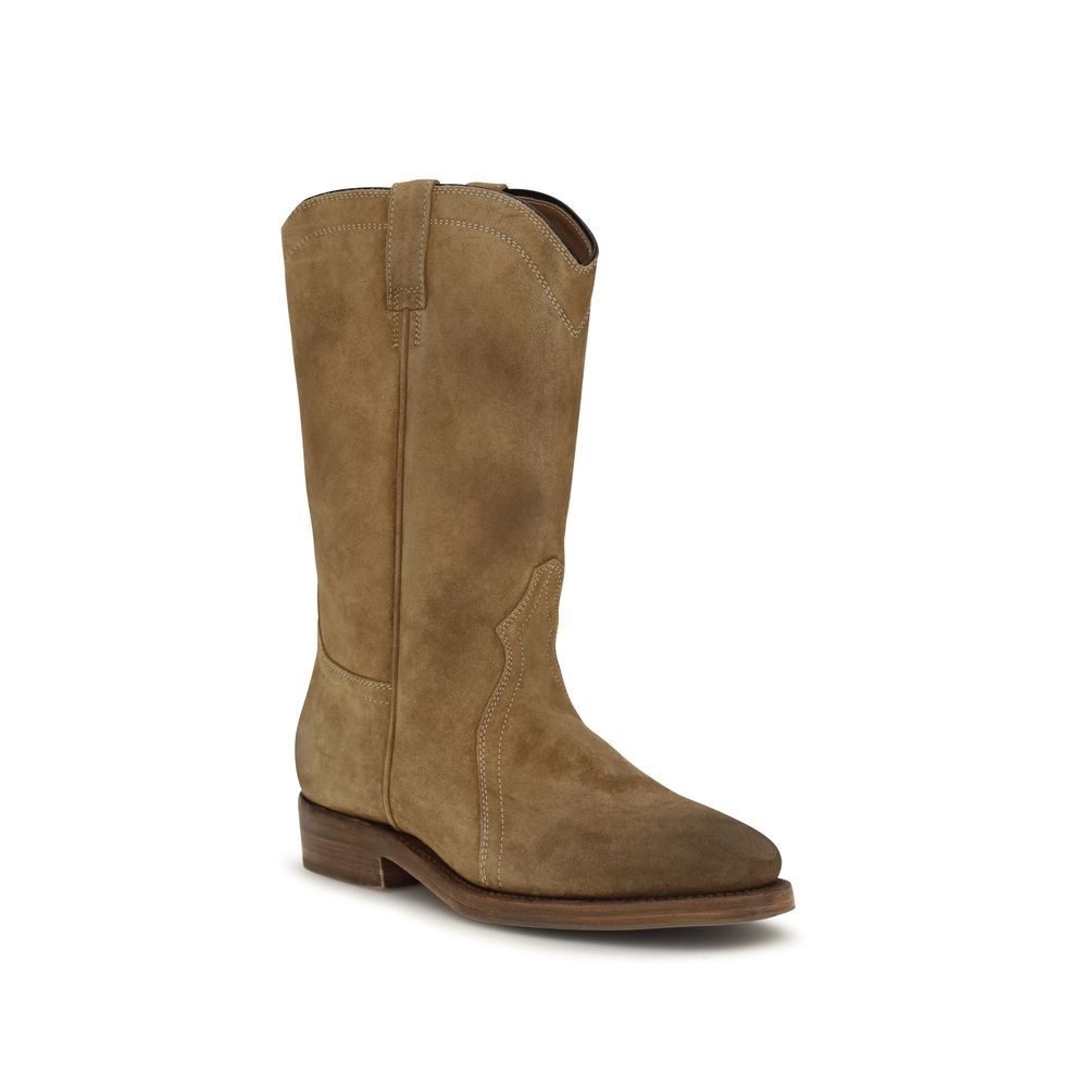 Suede Leather Ankle Women's Boots - Jil Sander - Modalova