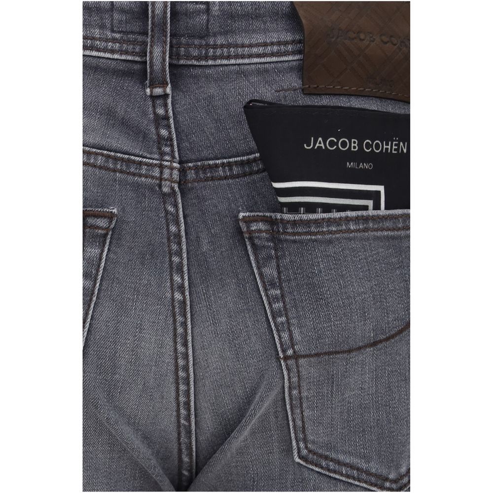 Cotton Straight-Leg Men's Jeans - Jacob Cohen - Modalova