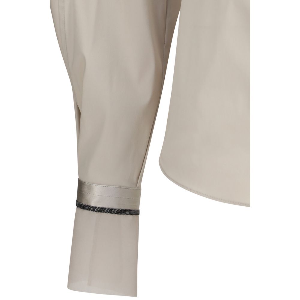 Cotton Women's Shirt - Brunello Cucinelli - Modalova