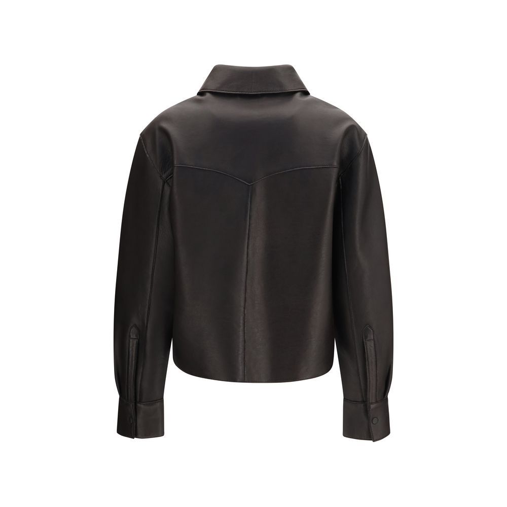 Lamb Leather Leather Women's Jacket - P.A.R.O.S.H. - Modalova