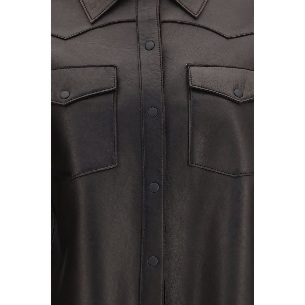 Lamb Leather Leather Women's Jacket - P.A.R.O.S.H. - Modalova