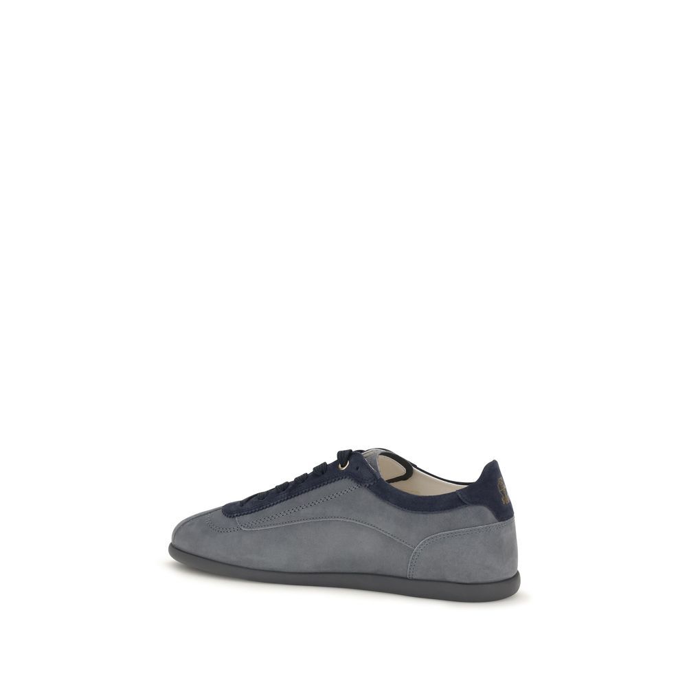 Calf Leather Bos Taurus Low Top Men's Sneakers - Brunello Cucinelli - Modalova