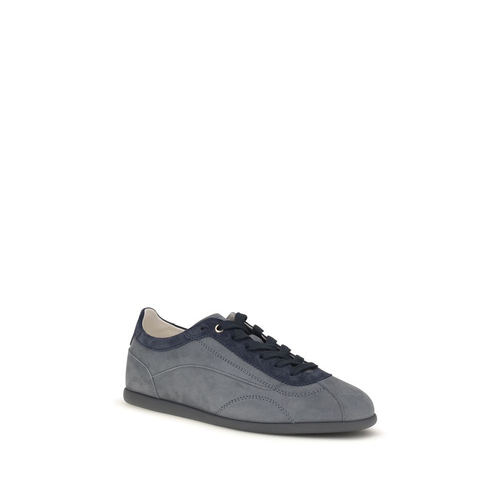 Calf Leather Bos Taurus Low Top Men's Sneakers - Brunello Cucinelli - Modalova