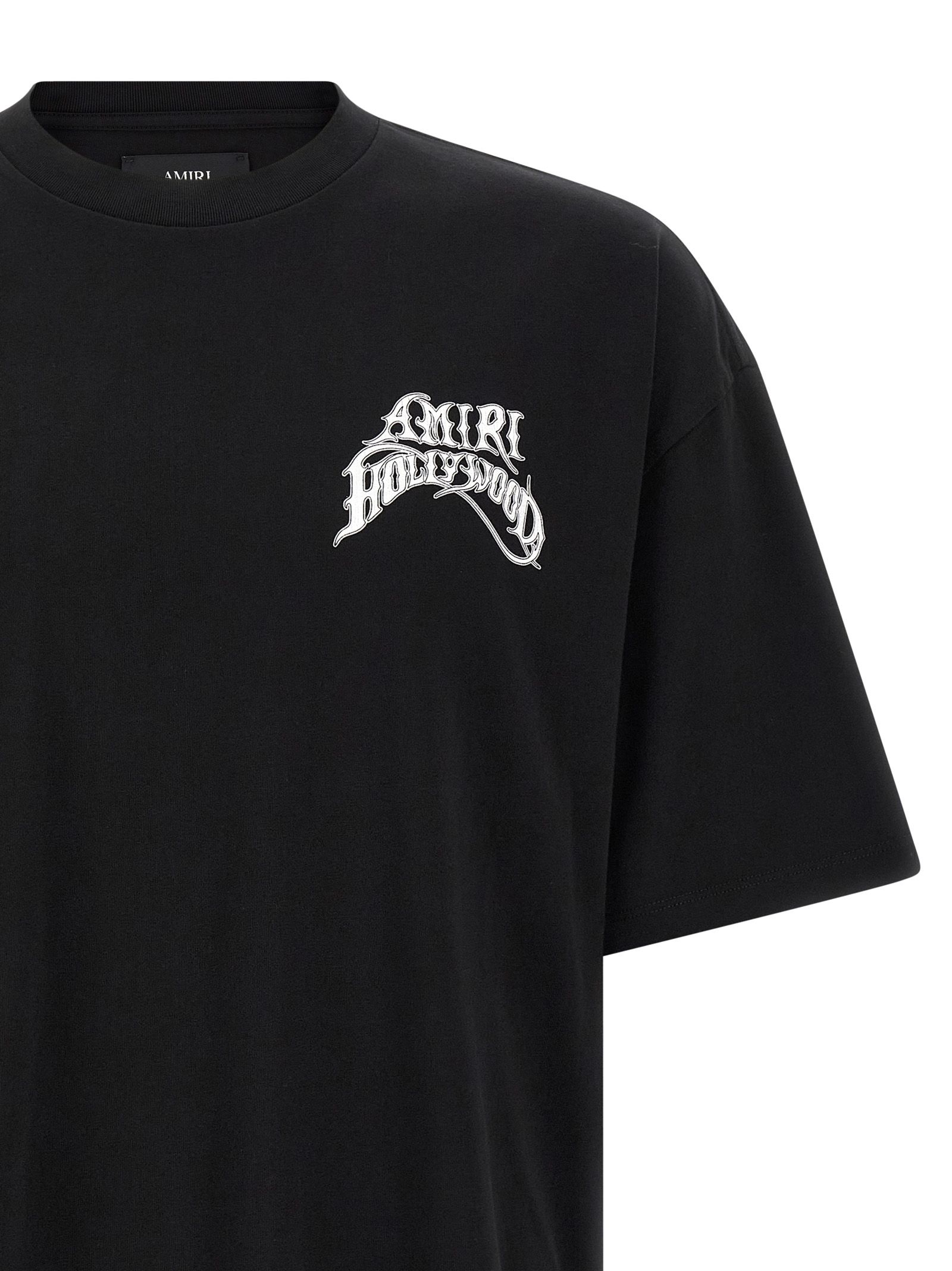 Amiri Black Cotton Men's T-Shirt - Amiri - Modalova