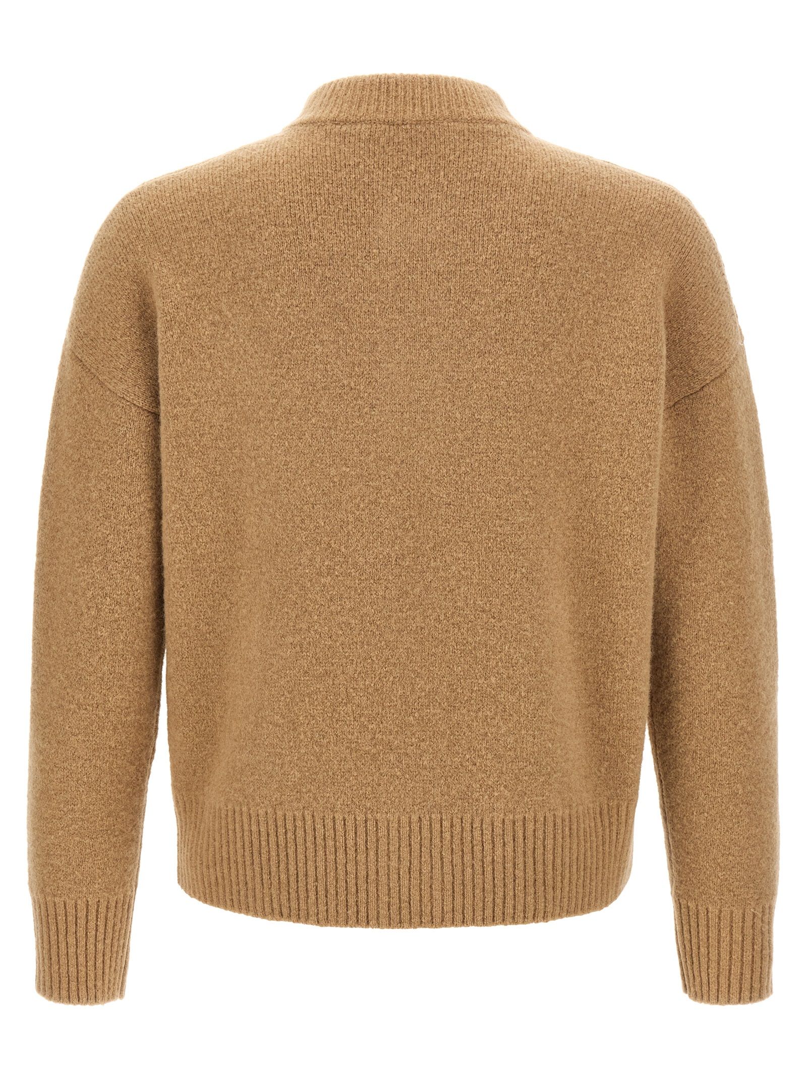 Alpaca Leather Women's Cardigan - Ami Paris - Modalova