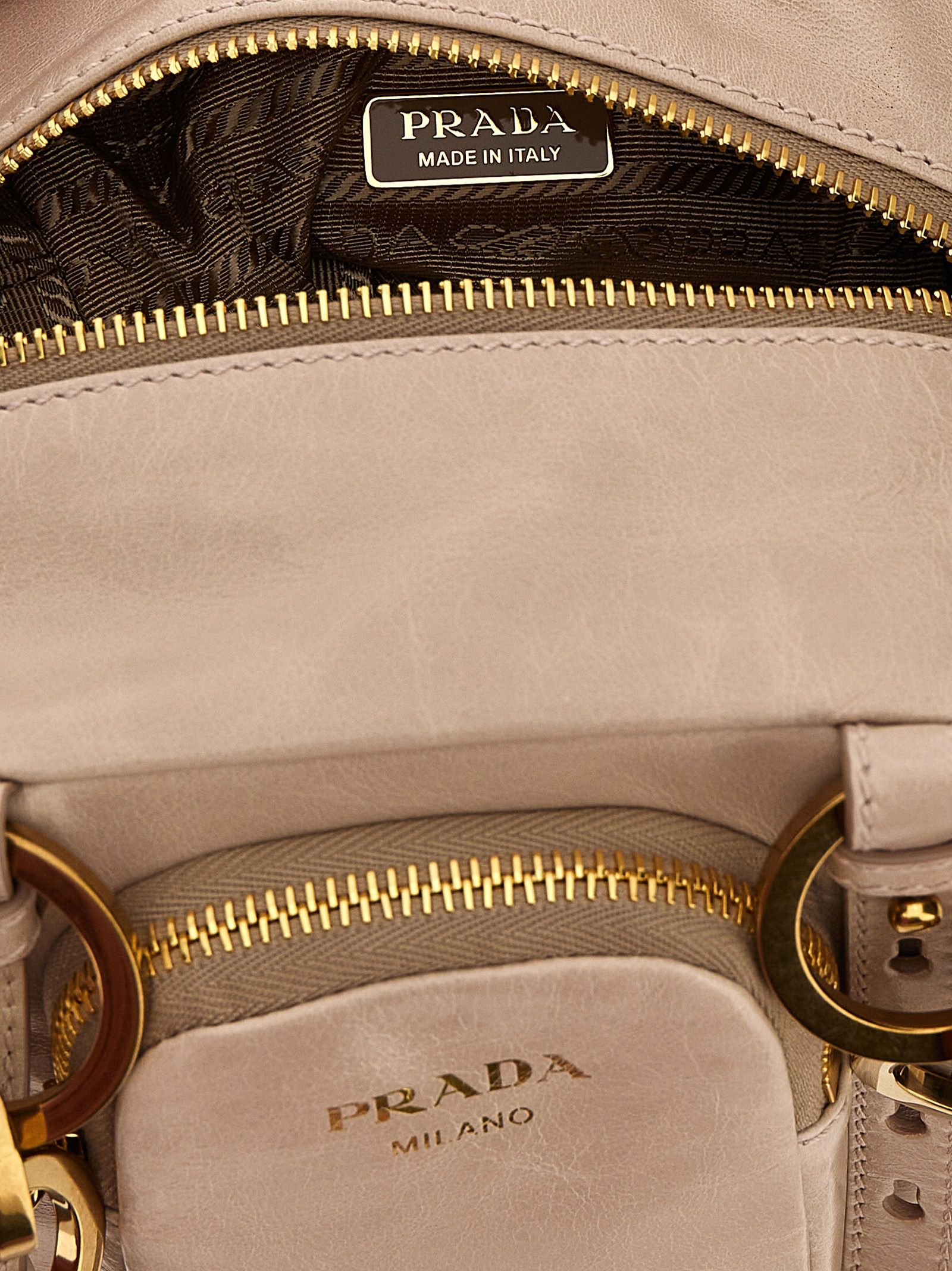 Calfskin Women's Handbag - Prada - Modalova