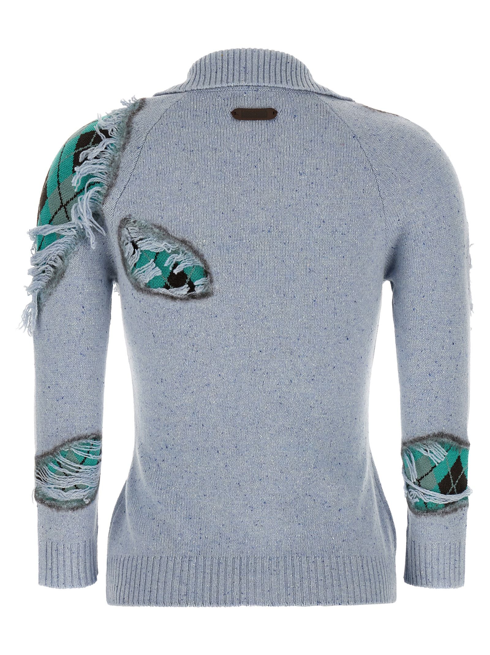 Moschino Blue Wool Women's Cardigan - Moschino - Modalova