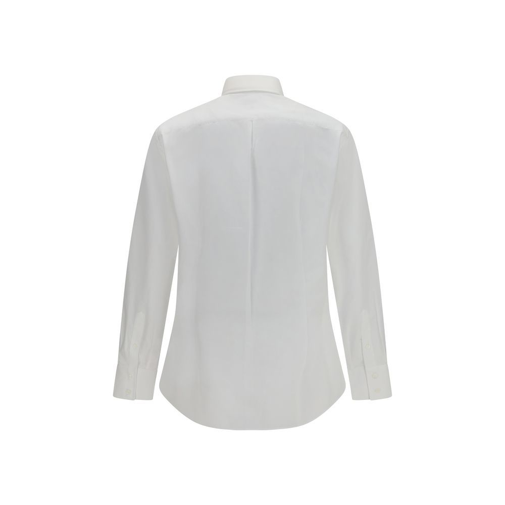 Cotton Dress Men's Shirt - Brunello Cucinelli - Modalova