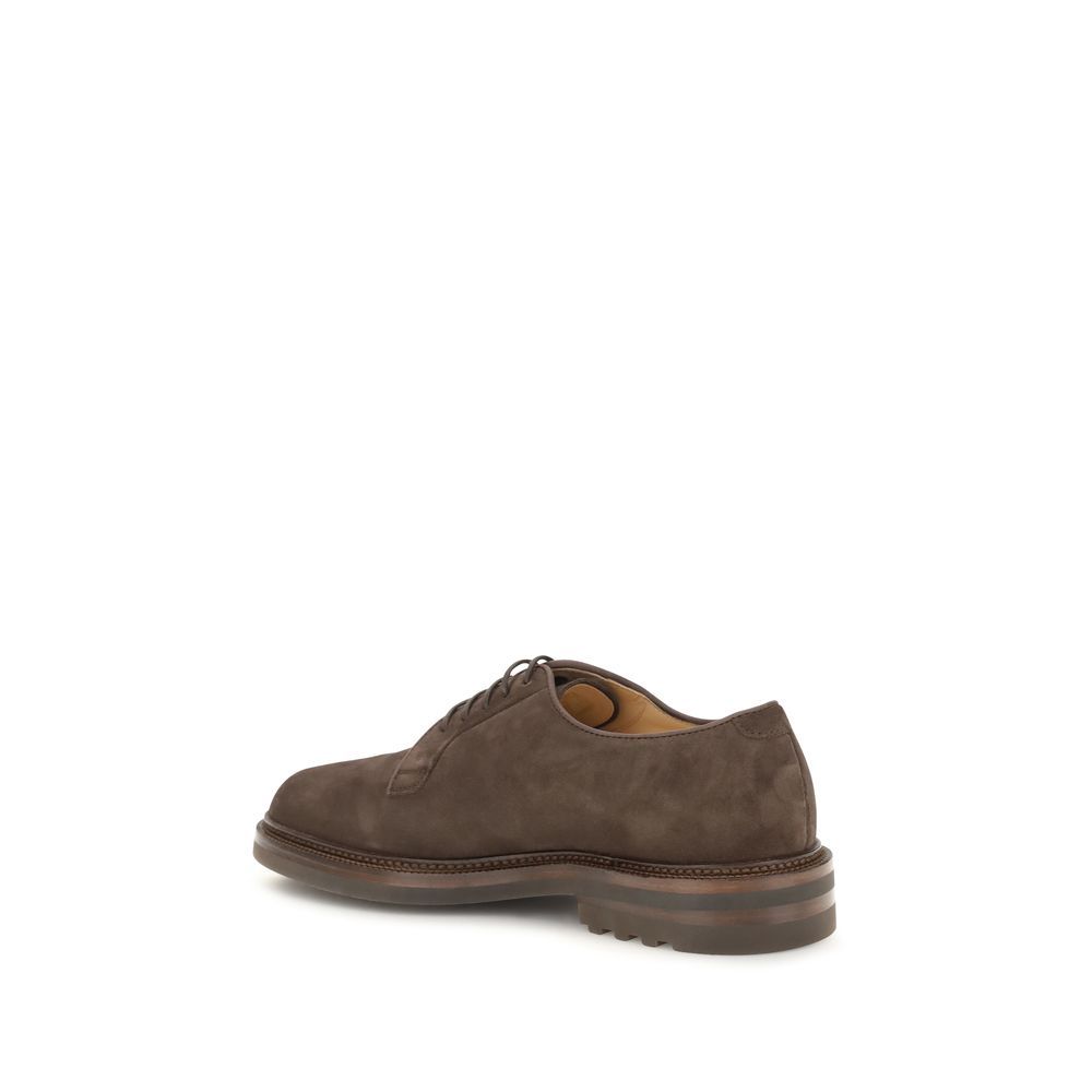 Calf Leather Bos Taurus Oxfords And Men's Derbies - Brunello Cucinelli - Modalova