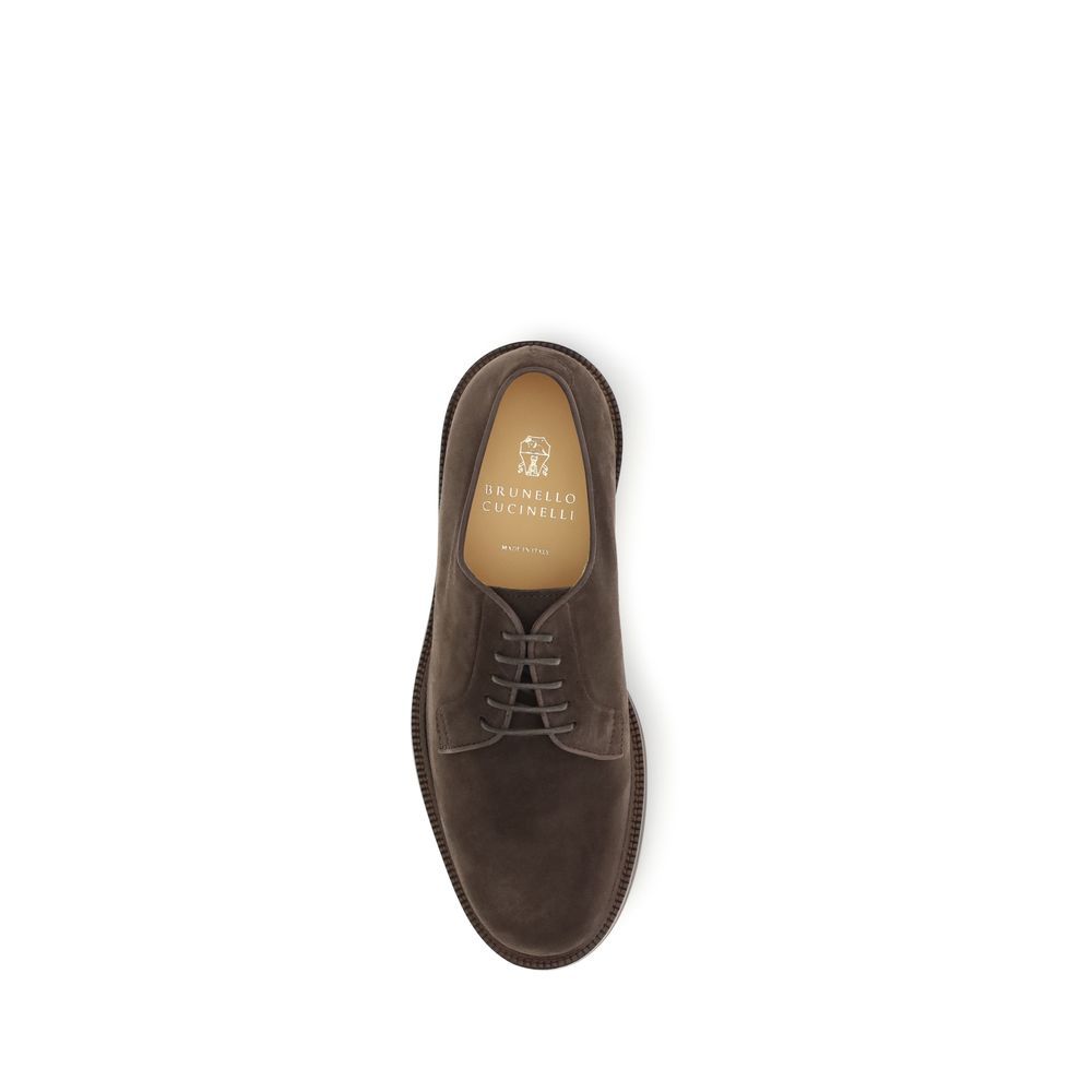 Calf Leather Bos Taurus Oxfords And Men's Derbies - Brunello Cucinelli - Modalova