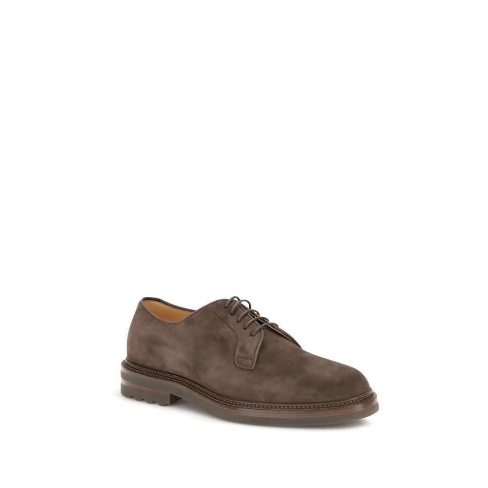 Calf Leather Bos Taurus Oxfords And Men's Derbies - Brunello Cucinelli - Modalova