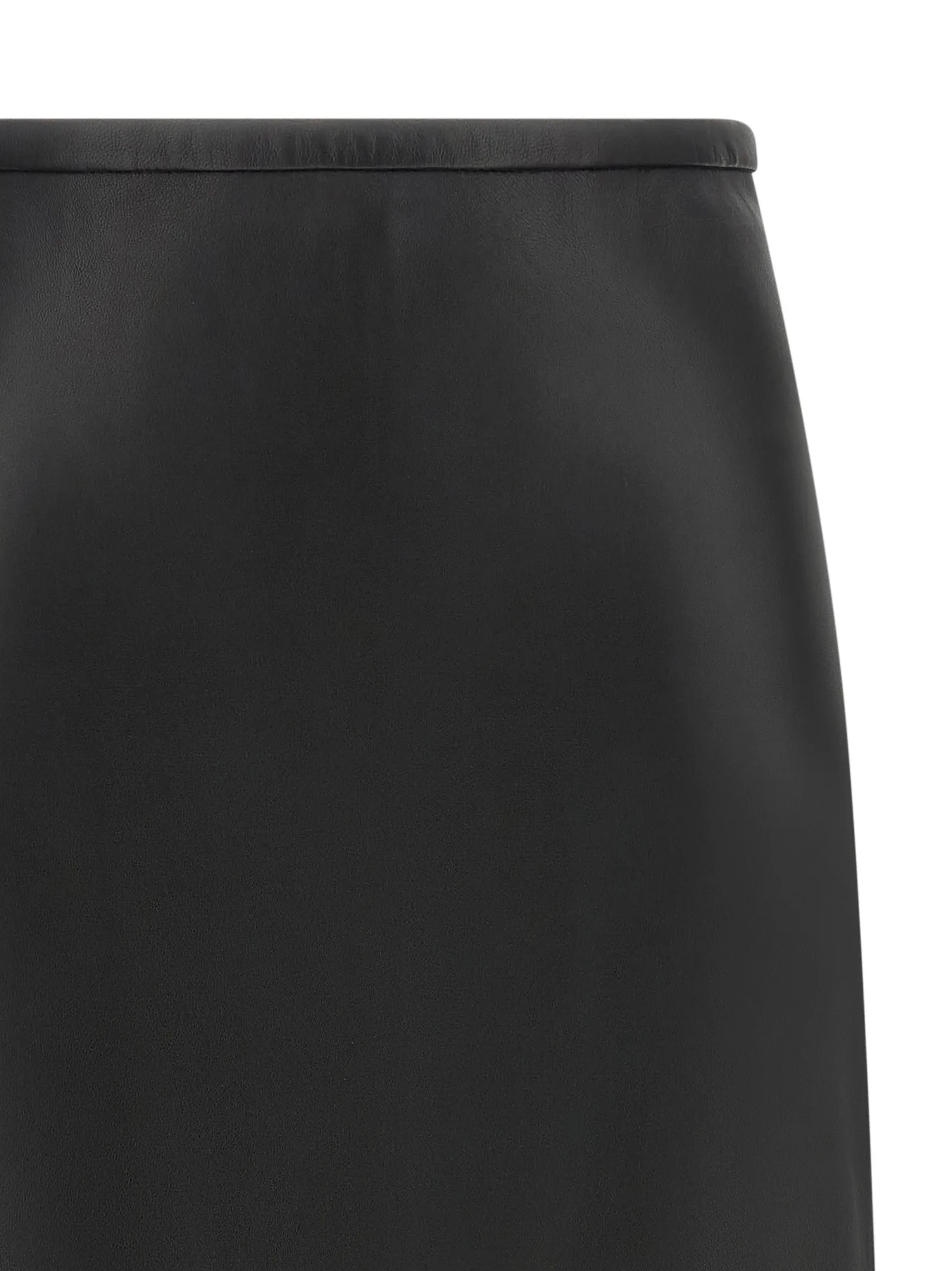 Lamb Leather Midi Women's Skirt - CO - Modalova