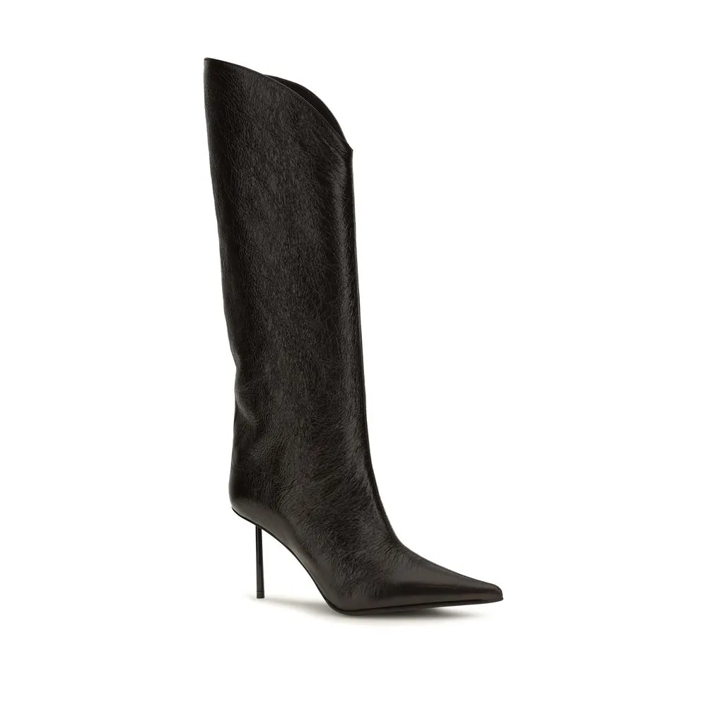 Calf Leather Bos Taurus High Heel Women's Boots - LE SILLA - Modalova