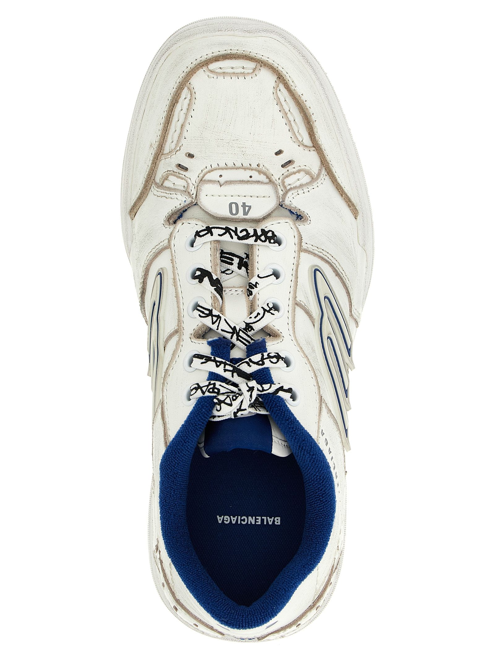 Calfskin Athletic Men's Sneakers - Balenciaga - Modalova