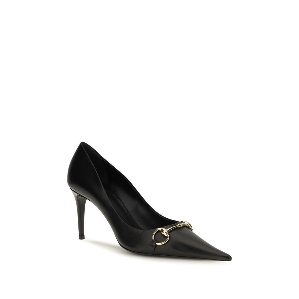 Calf Leather Bos Taurus High Heel Women's Pumps - Gucci - Modalova
