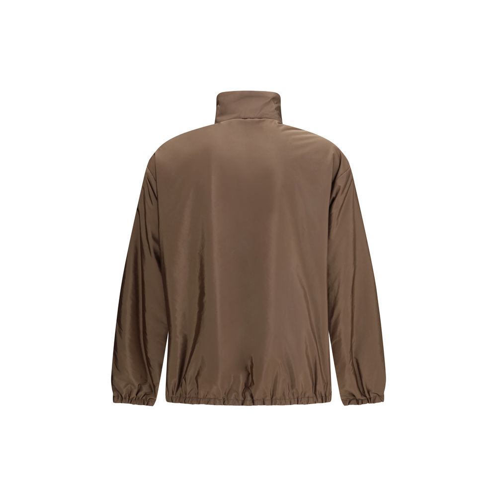 Recycled Polyamide Full-Length Men's Jacket - Prada - Modalova