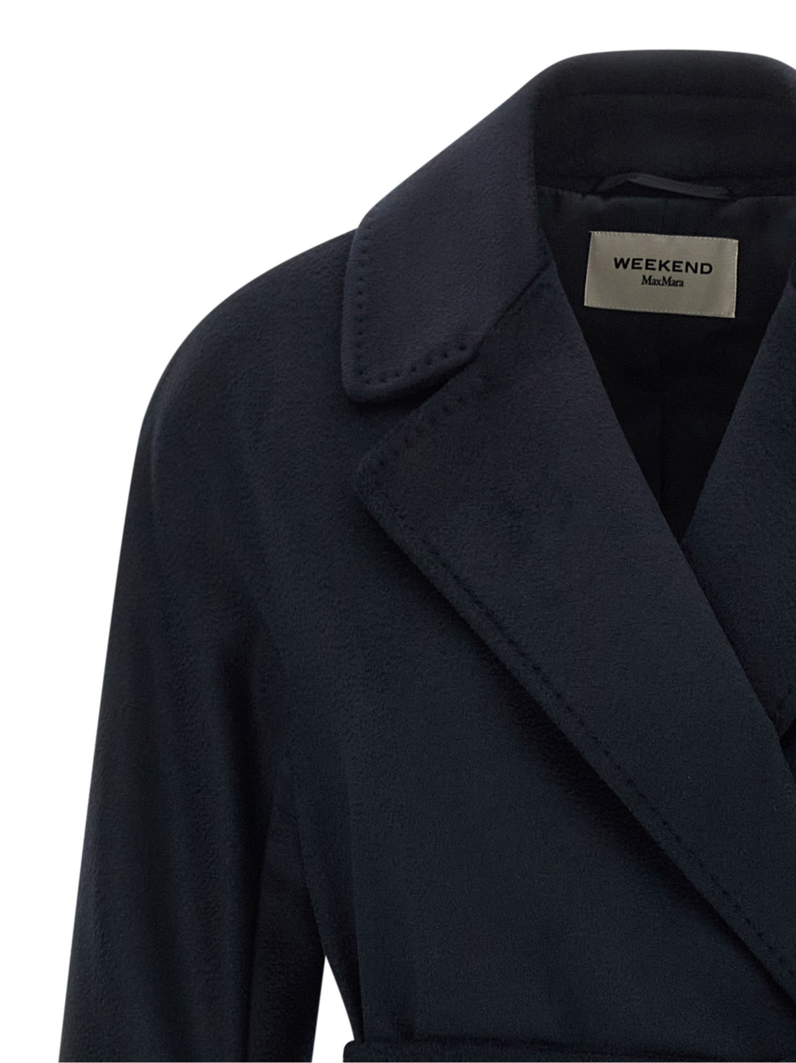 Max Mara Blue Wool Women's Coat - Max Mara - Modalova