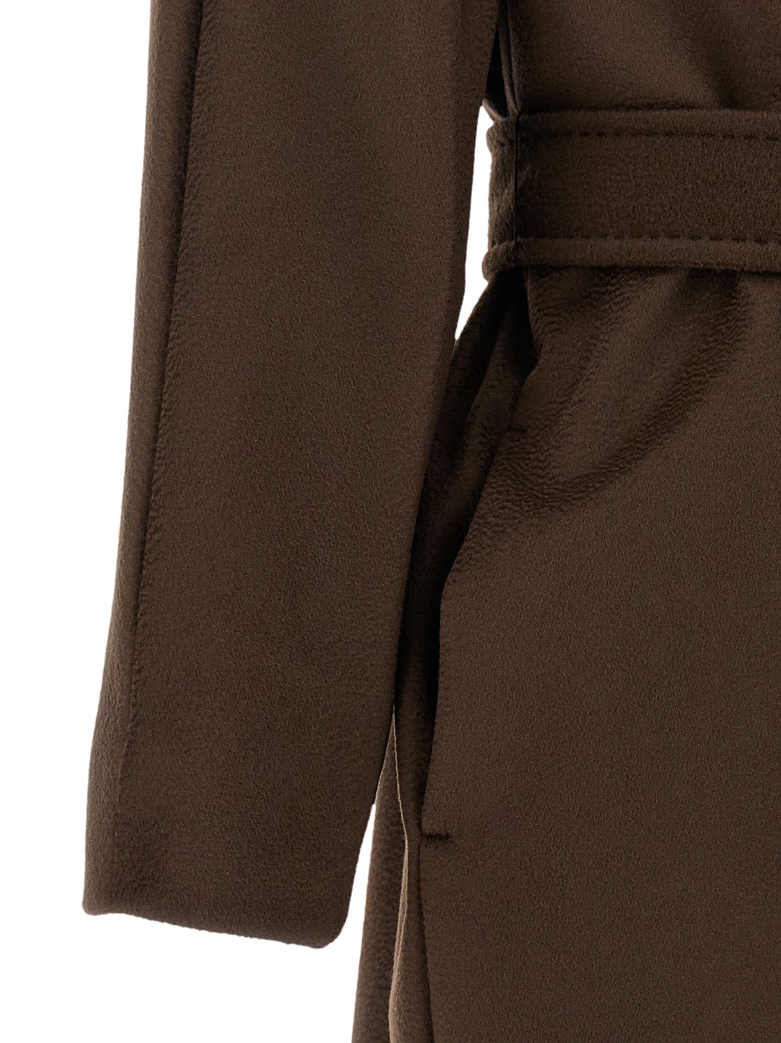 Max Mara Brown Wool Women's Coat - Max Mara - Modalova