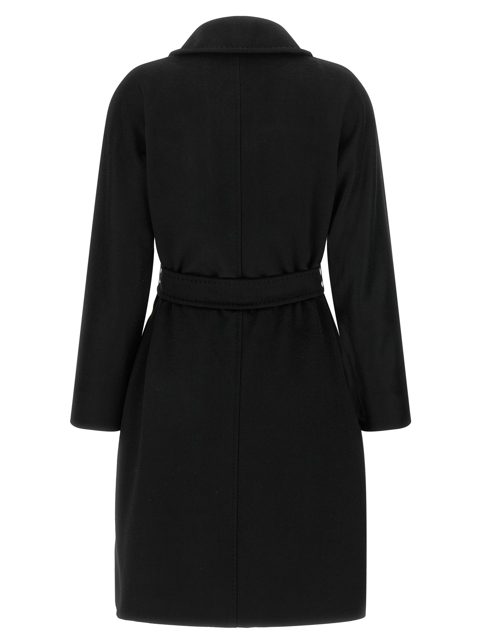 Max Mara Black Wool Women's Coat - Max Mara - Modalova