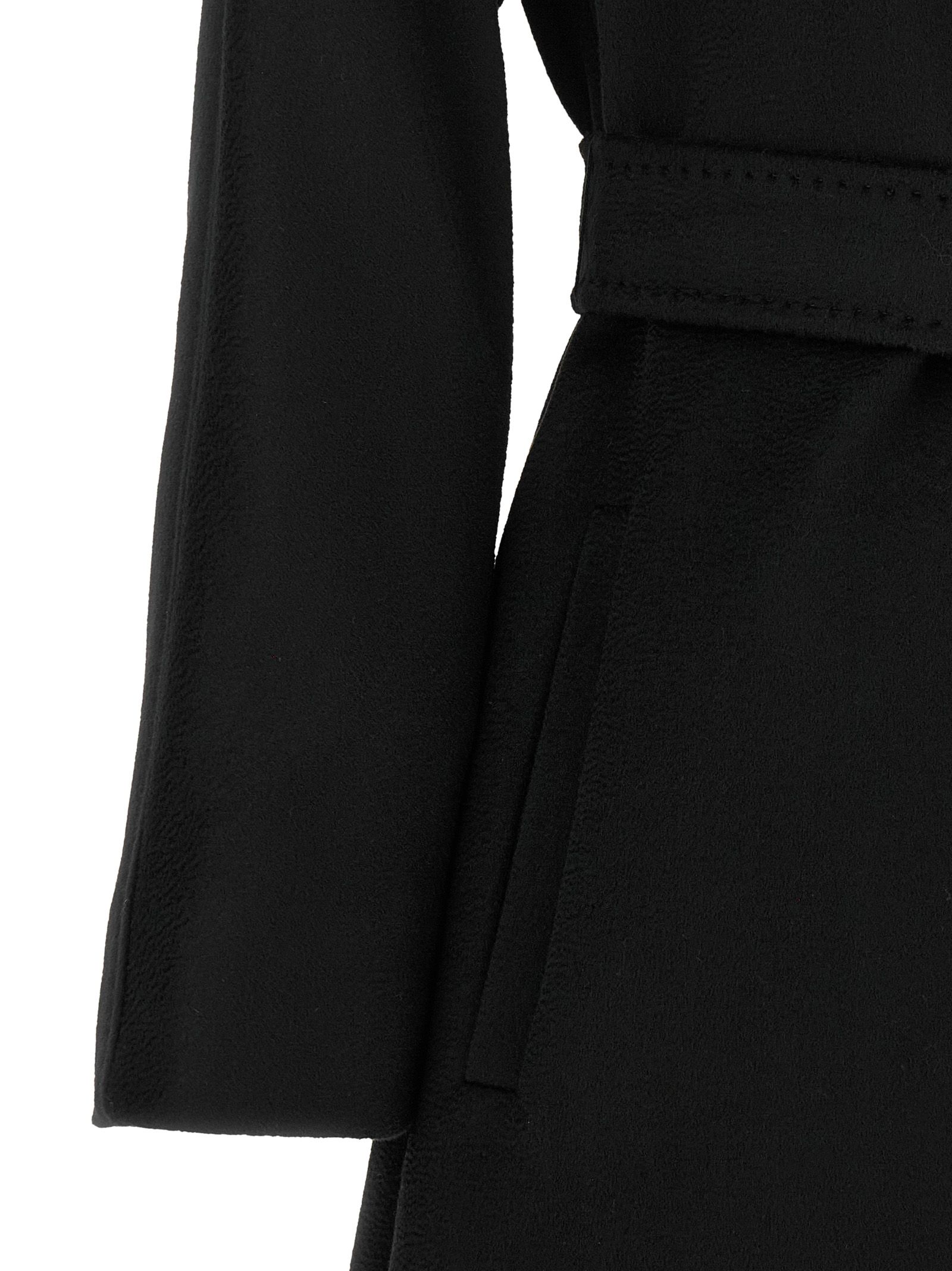 Max Mara Black Wool Women's Coat - Max Mara - Modalova