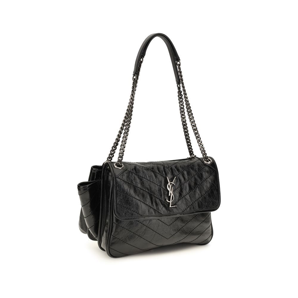 Calf Leather Bos Taurus Shoulder Women's Bag - Saint Laurent - Modalova