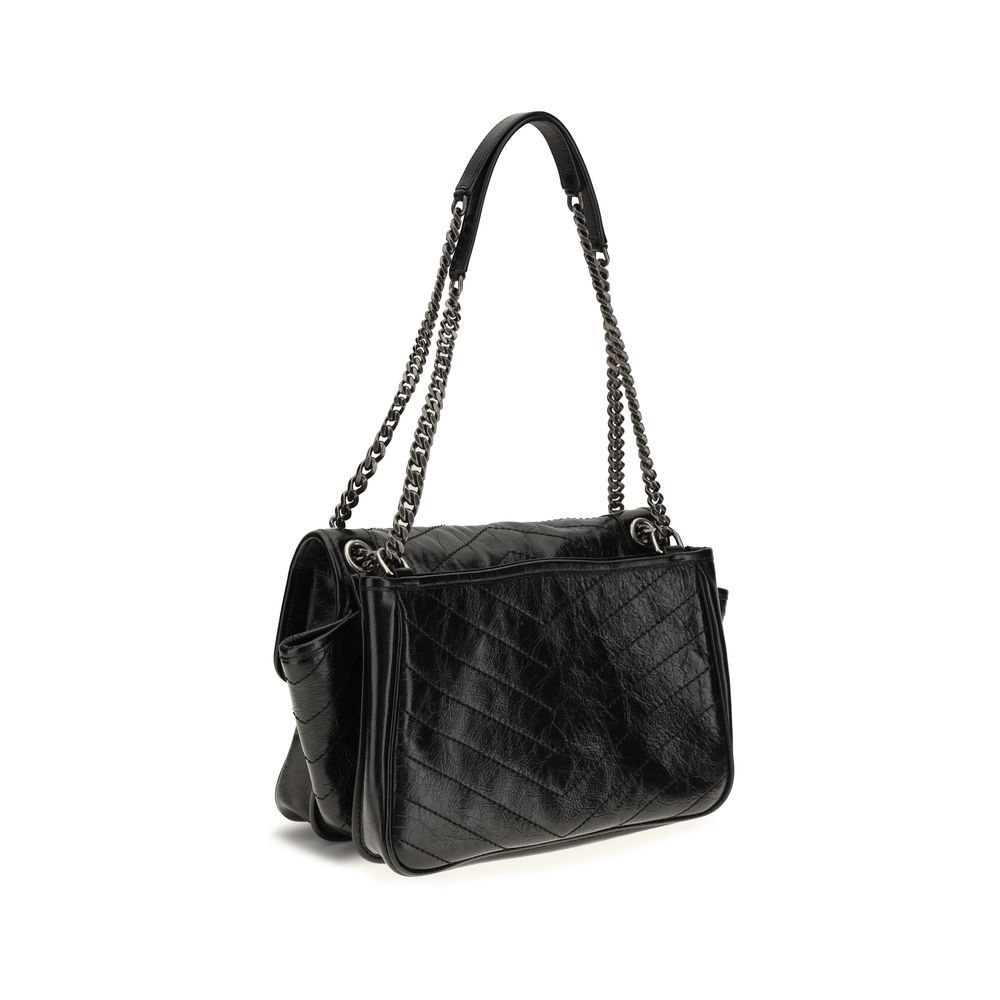 Calf Leather Bos Taurus Shoulder Women's Bag - Saint Laurent - Modalova