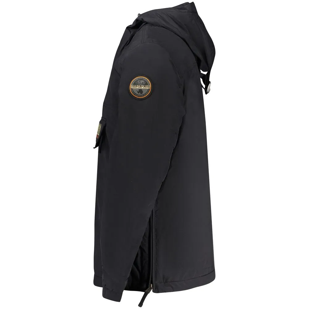 Nero Poliammide Men's Men's Jacket - Napapijri - Modalova