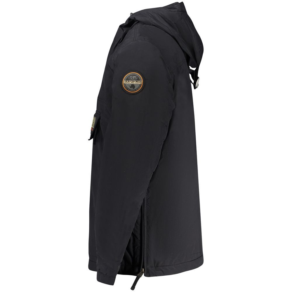 Nero Poliammide Men's Men's Jacket - Napapijri - Modalova