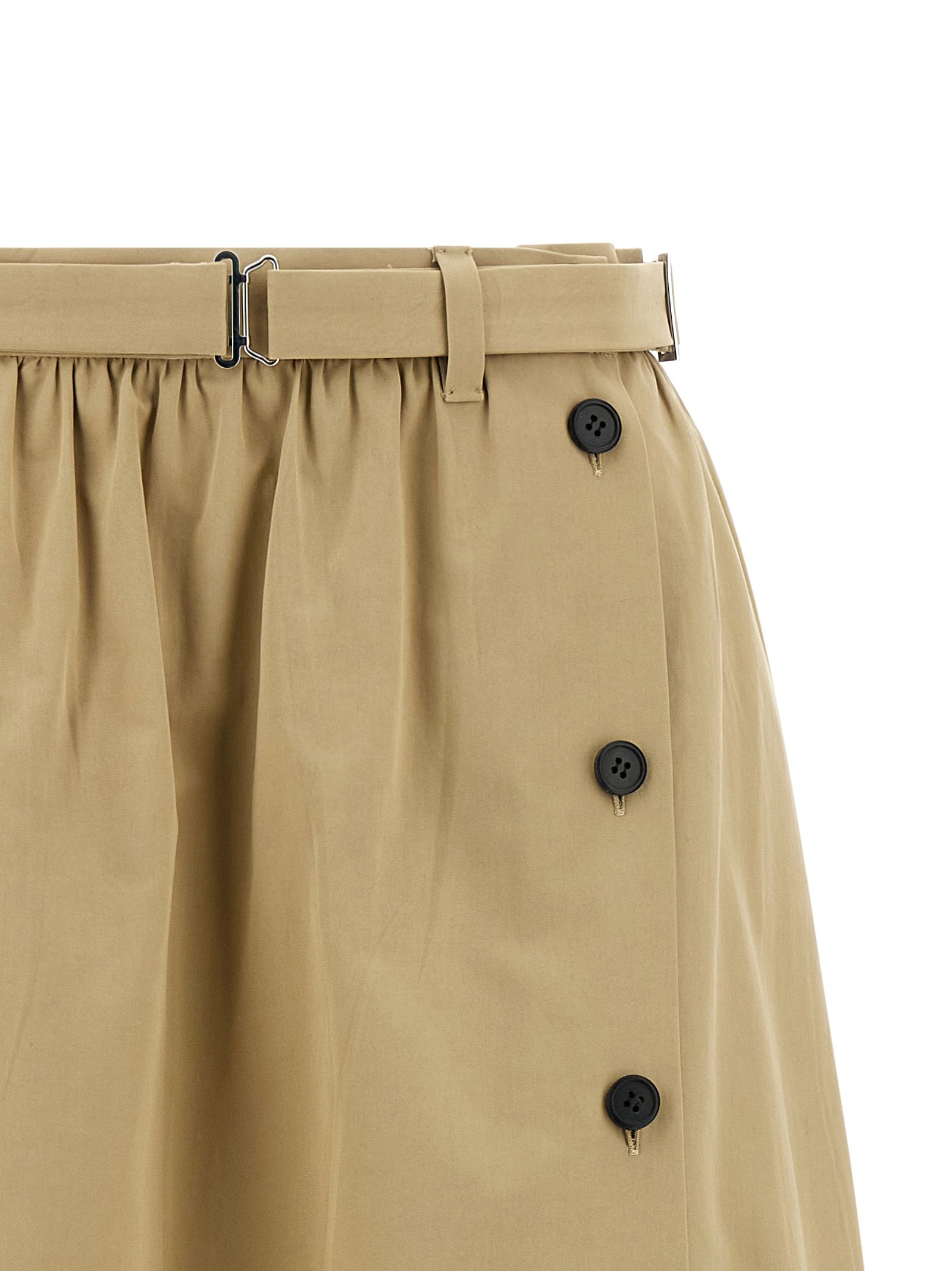 Cotton Midi Women's Skirt - Prada - Modalova