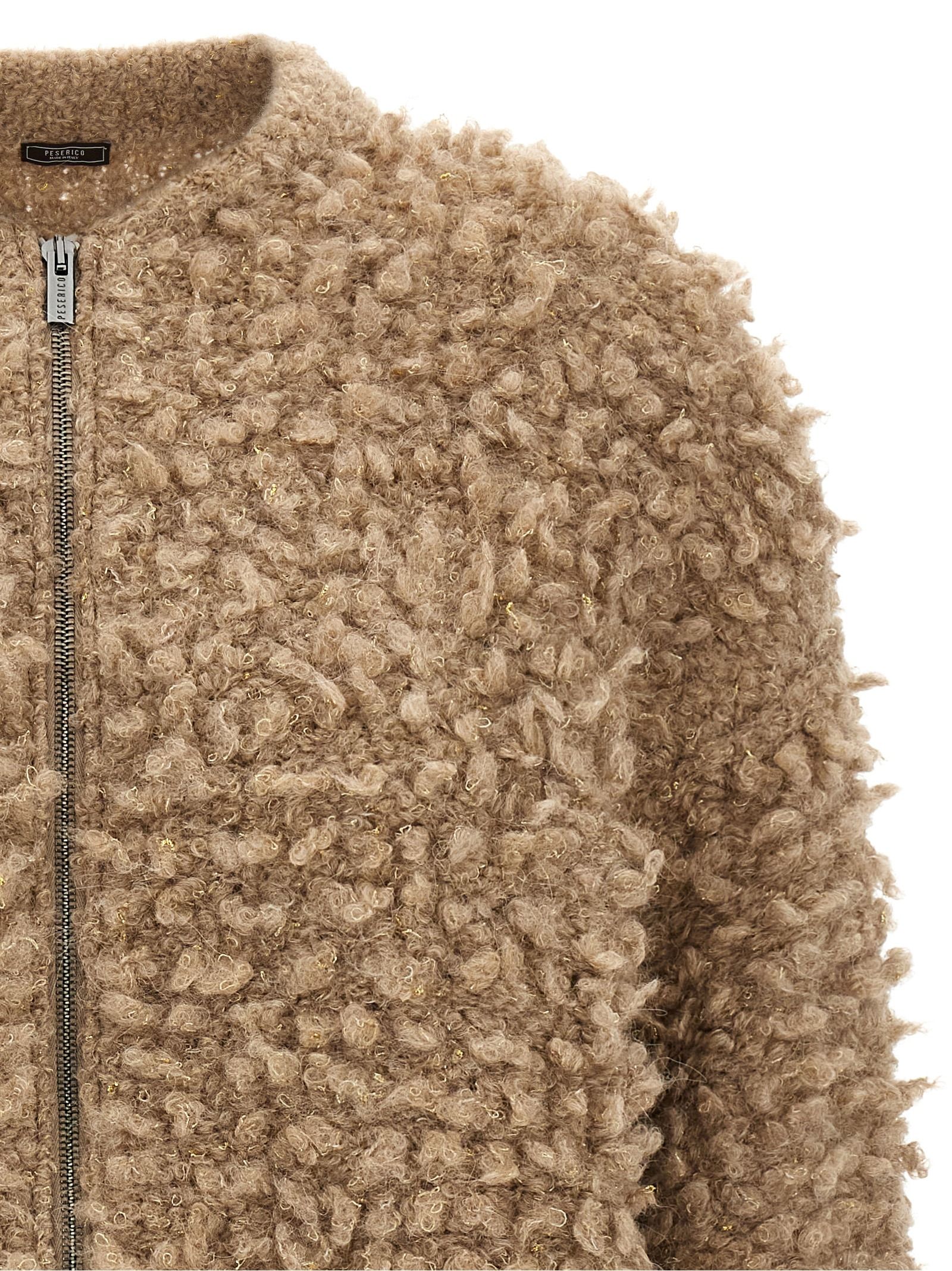 Peserico Beige Wool Women's Bomber - Peserico - Modalova