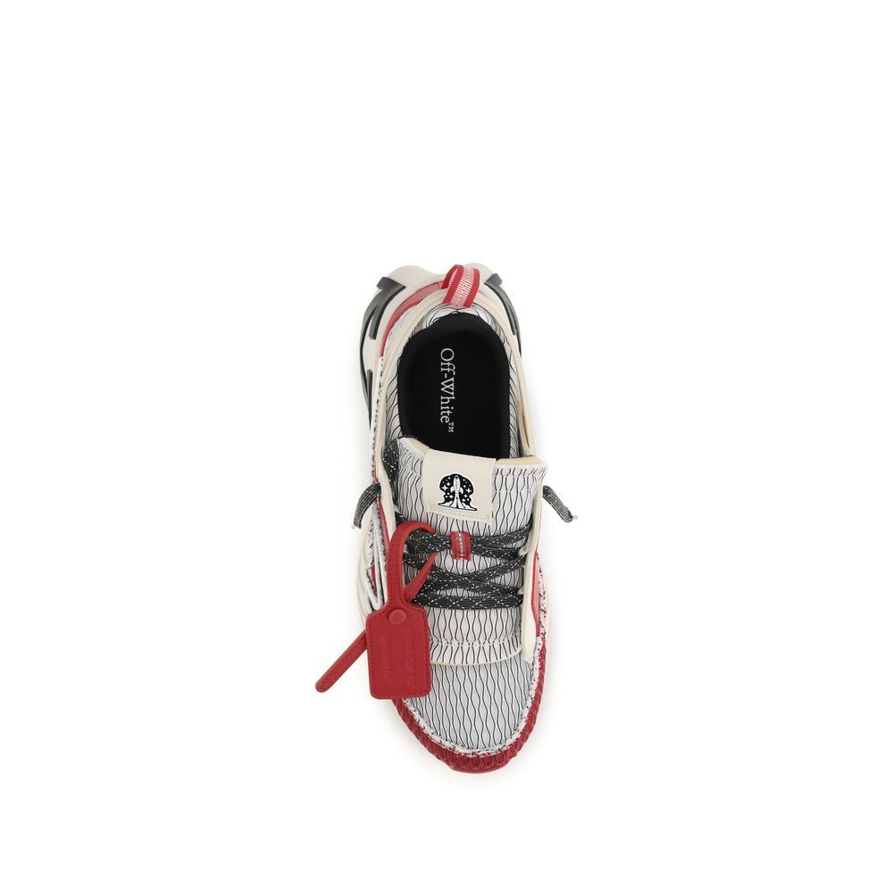 Polyester Athletic Men's Sneakers - Off-White - Modalova