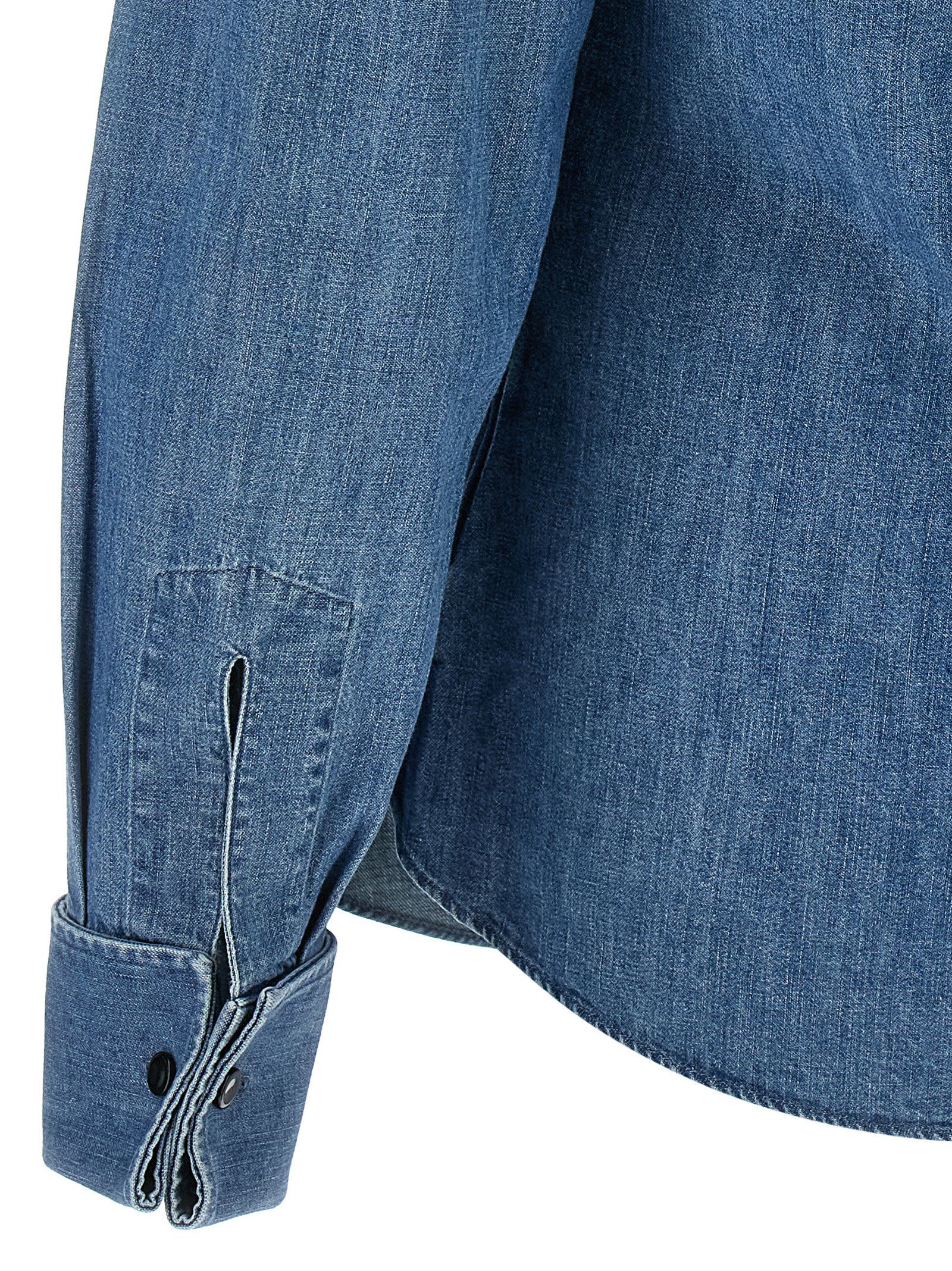 Cotton Men's Blouse - Brunello Cucinelli - Modalova