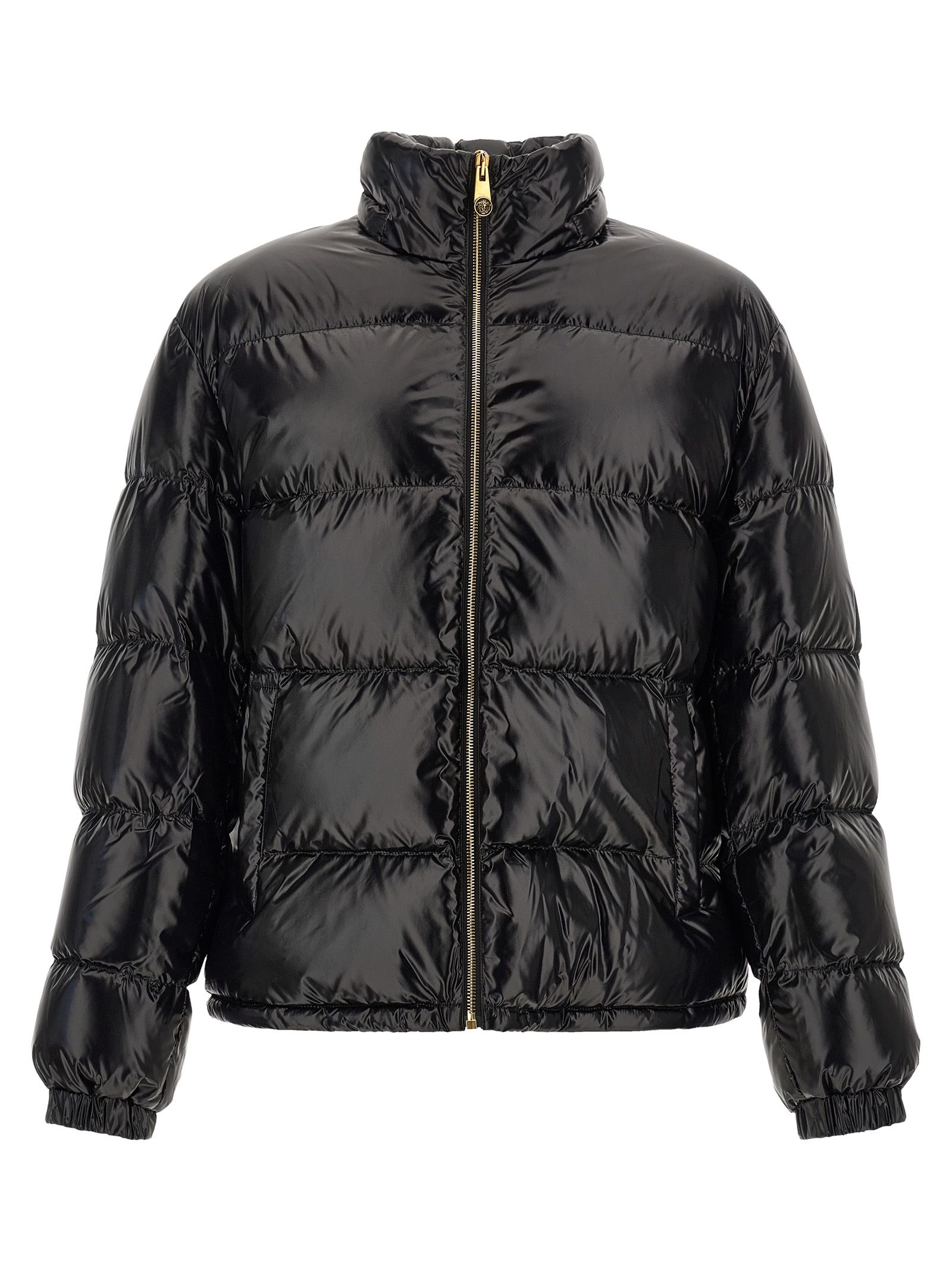 Nylon Full-Length Men's Jacket - Versace - Modalova