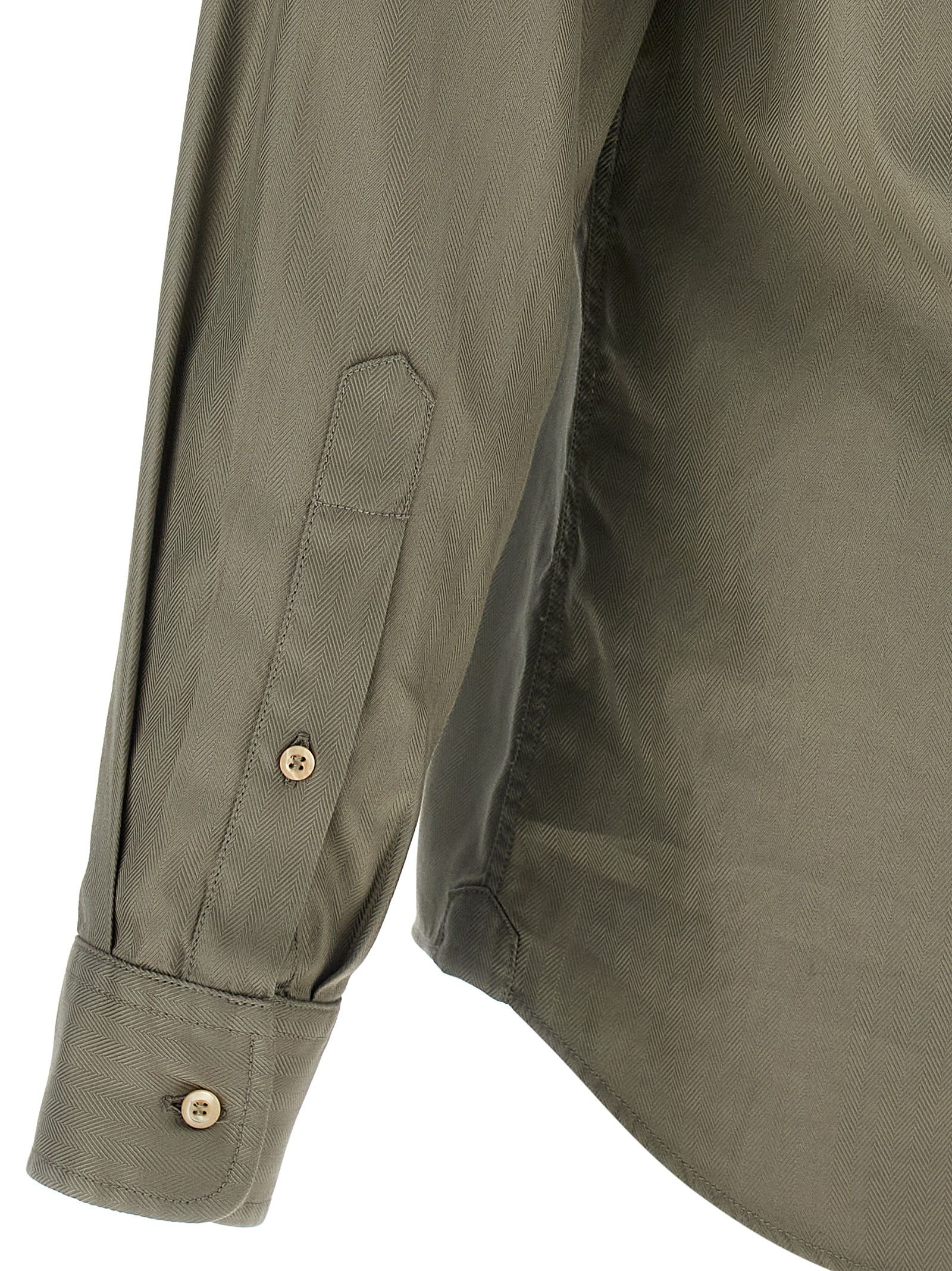 Cotton Men's Blouse - Brunello Cucinelli - Modalova