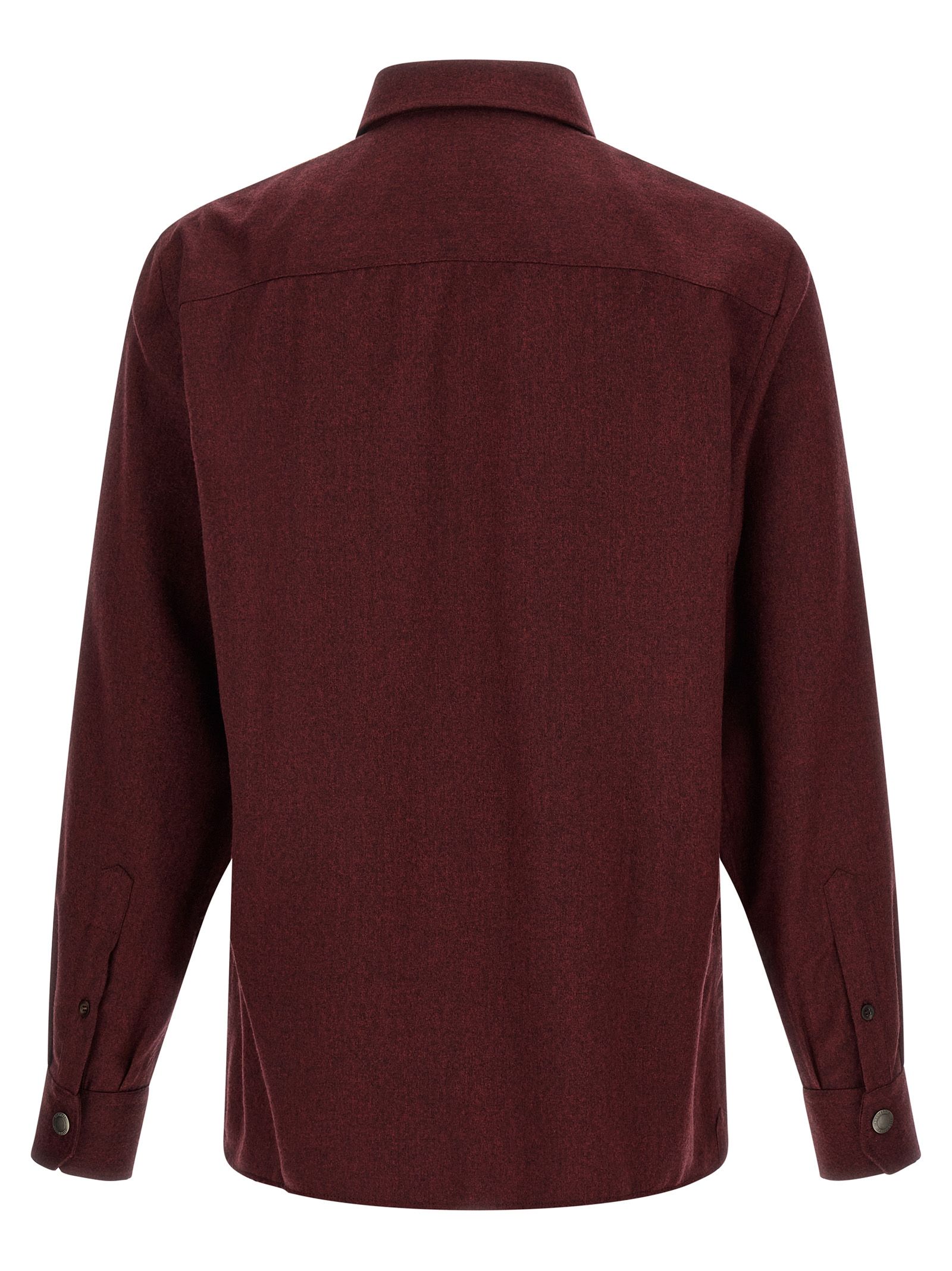 Virgin Wool Men's Blouse - Brunello Cucinelli - Modalova