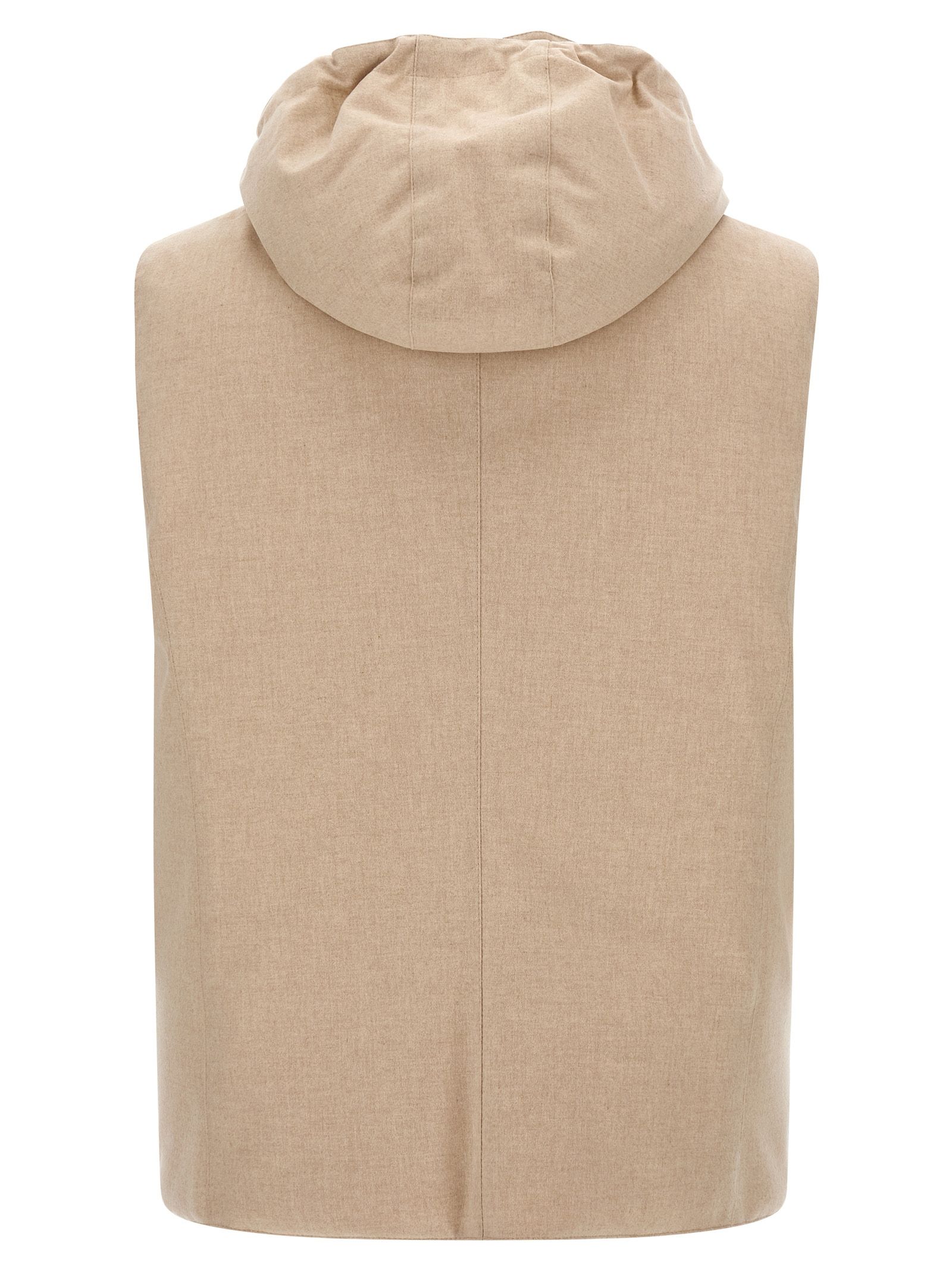 Wool Sleeveless Men's Jacket - Brunello Cucinelli - Modalova