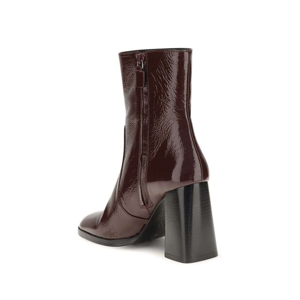 Calf Leather Bos Taurus Ankle Women's Boots - Stuart Weitzman - Modalova