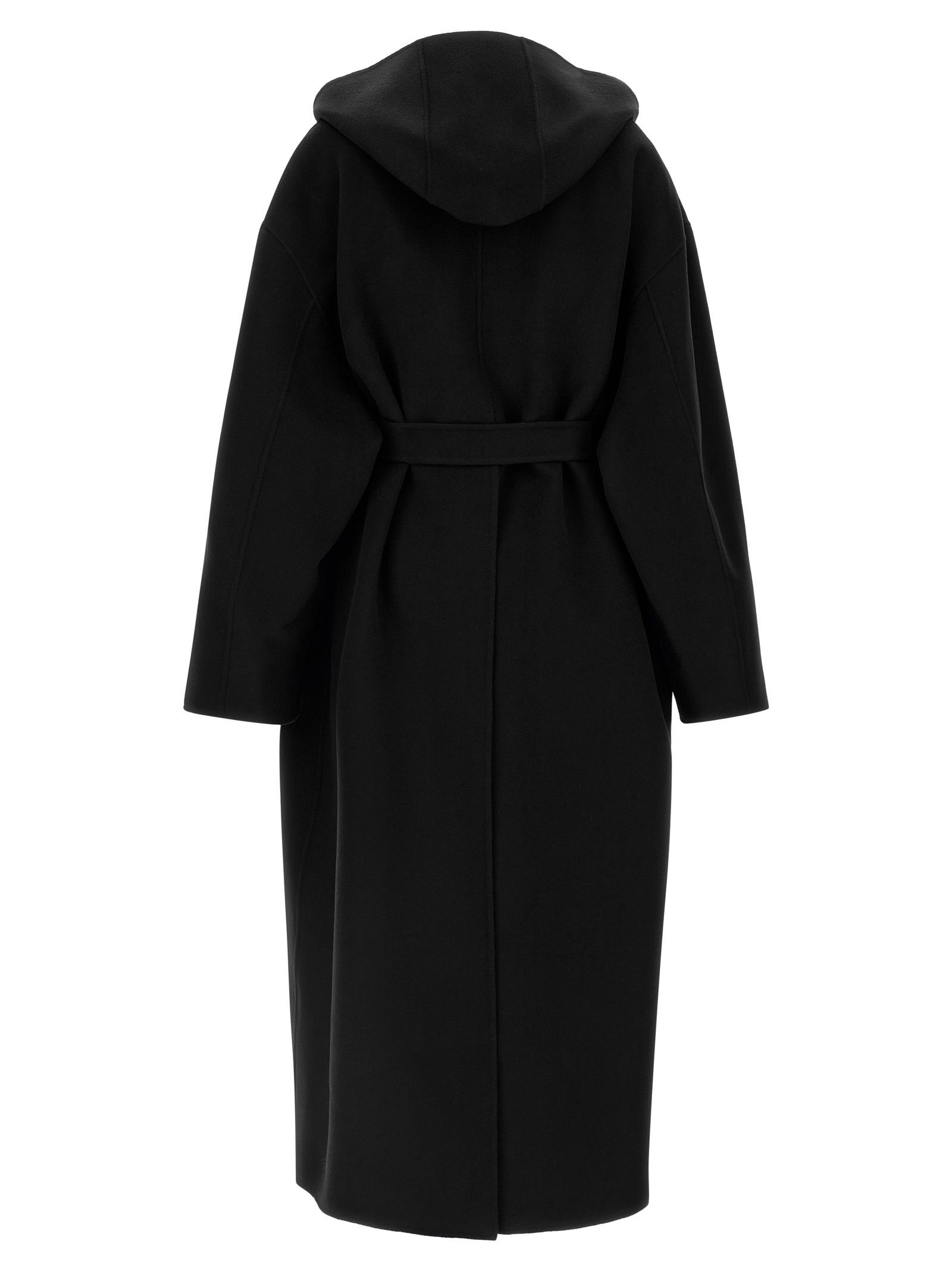 Sportmax Black Wool Women's Coat - Sportmax - Modalova